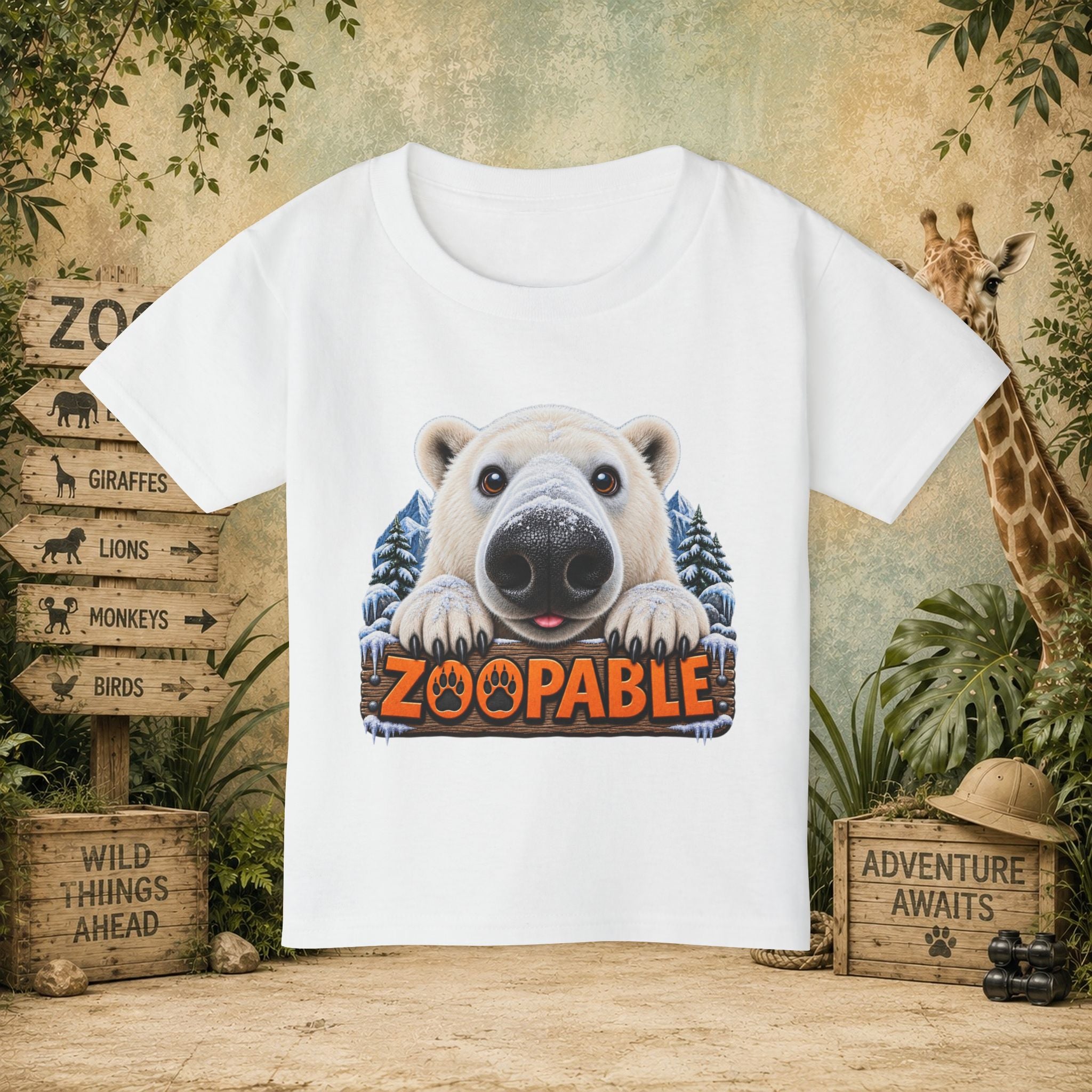 Polar Bear Zoopable T-shirt