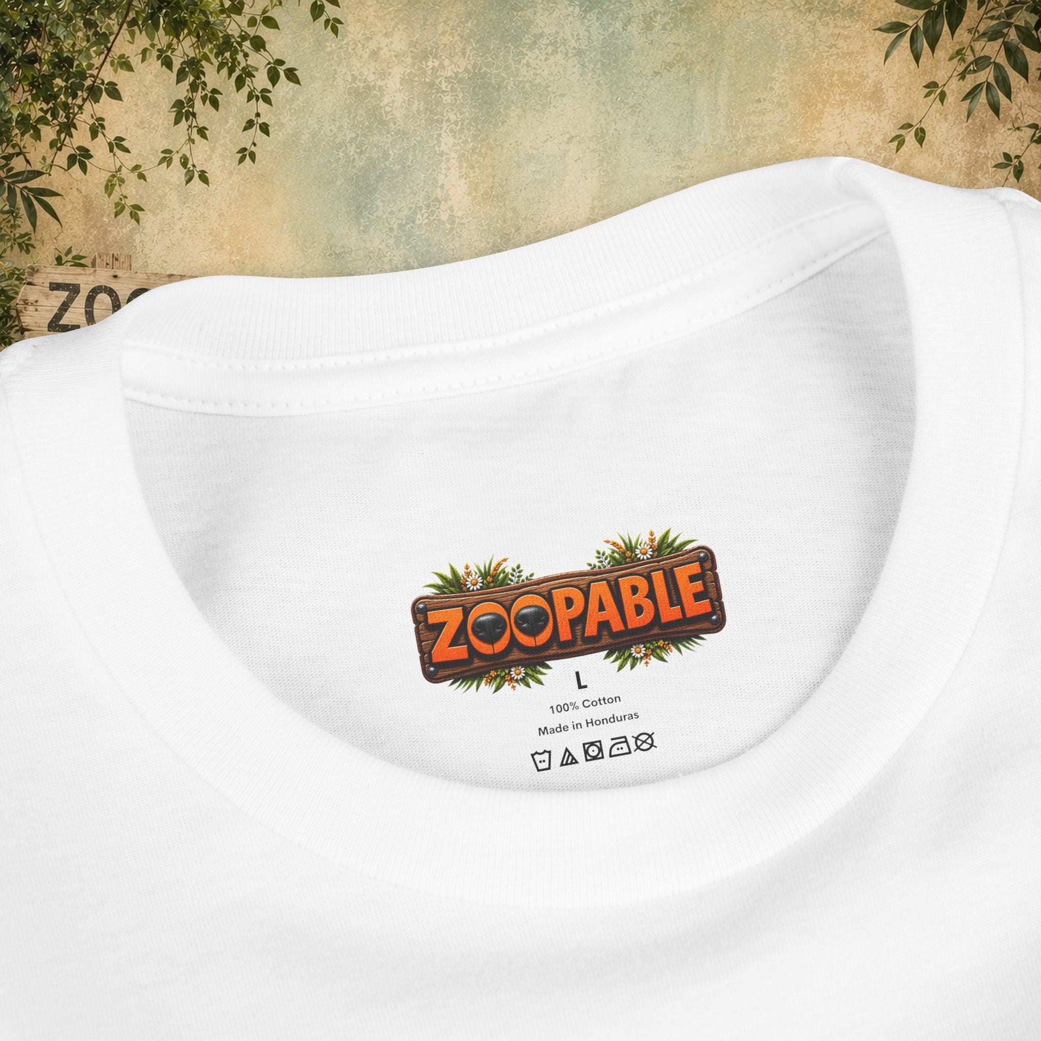 Youth Tiger Tee — "Zoopable" Cute Cartoon Wildlife Kids Shirt