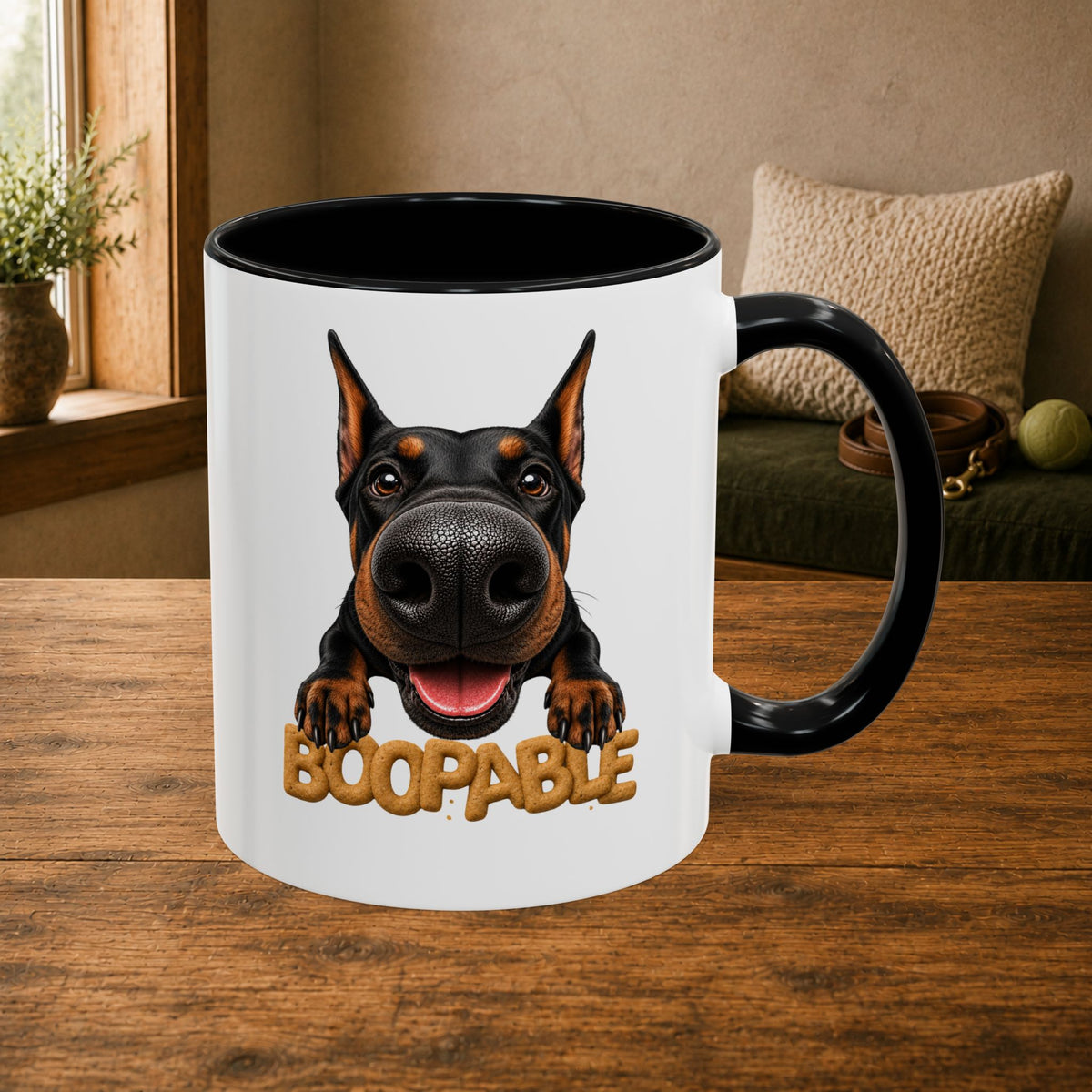 Boopable Doberman — Coffee Mug 11oz
