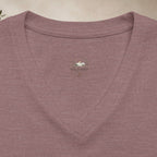 Women's Relaxed Heather CVC V-Neck Tee