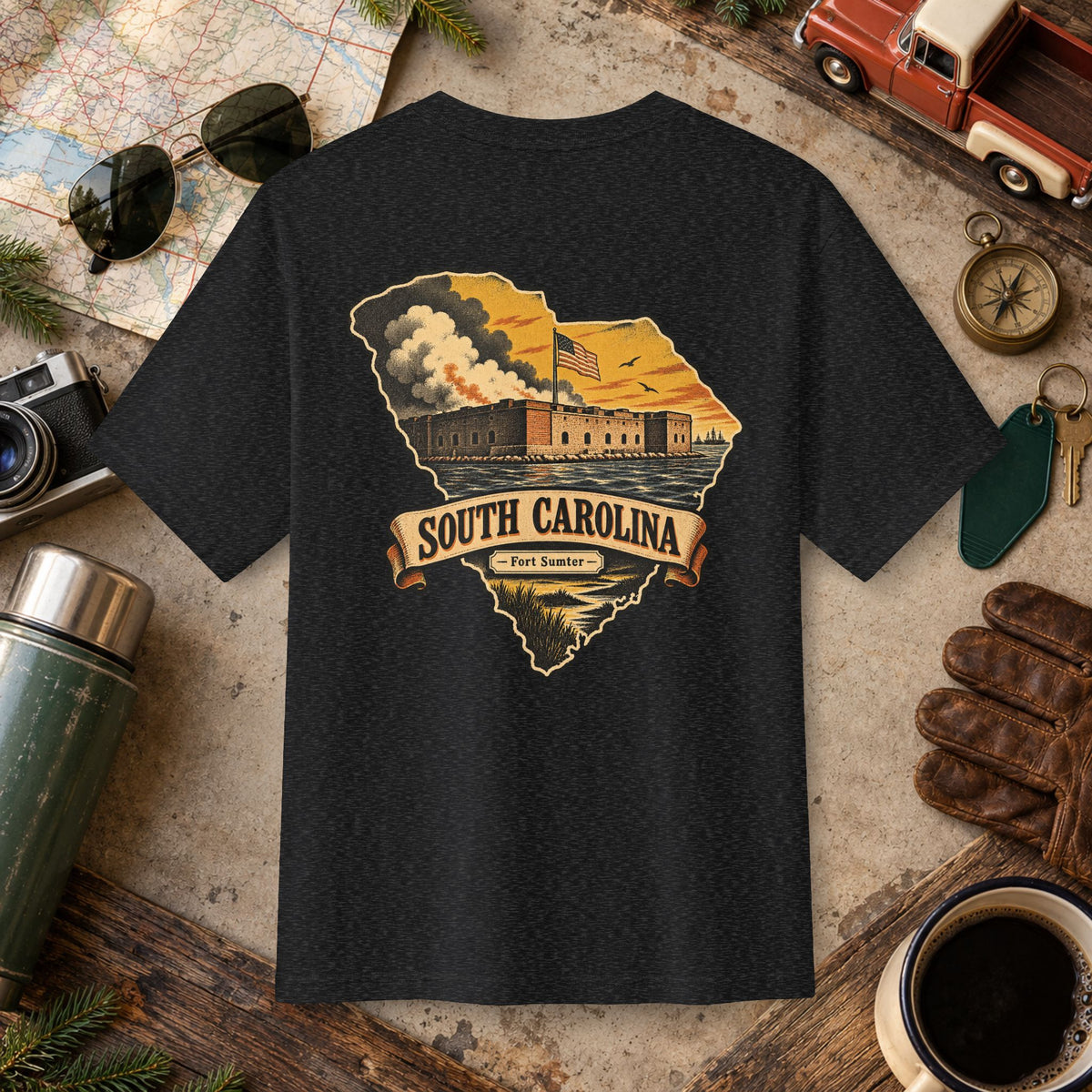 South Carolina State Vintage Tee