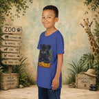 Youth Tee — Cute Black Panther "Zoopable" Kids Graphic T-Shirt