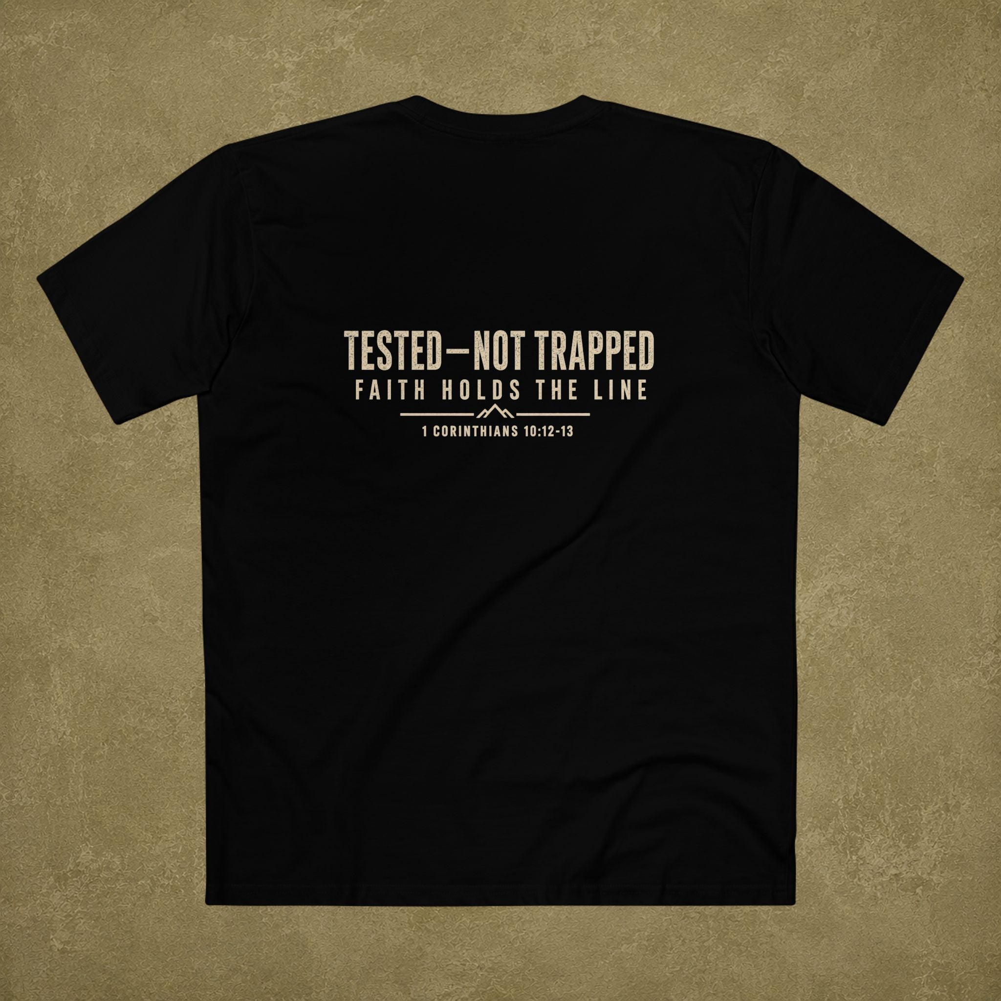1 Corinthians 10:12-13 Men's T Shirt