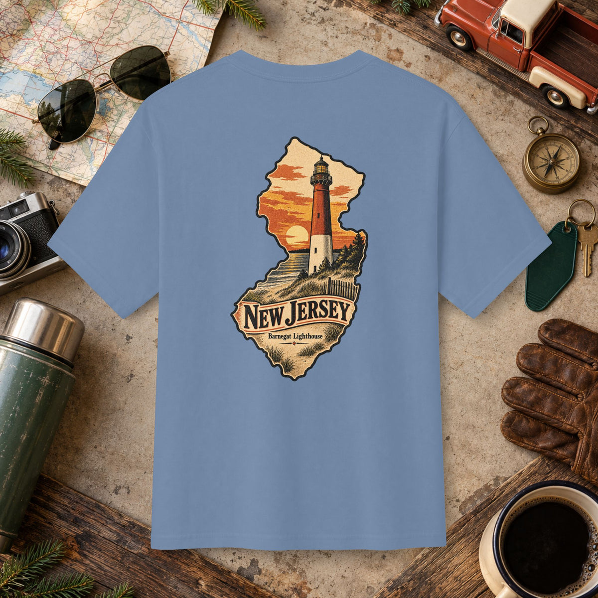 New Jersey State Vintage Tee