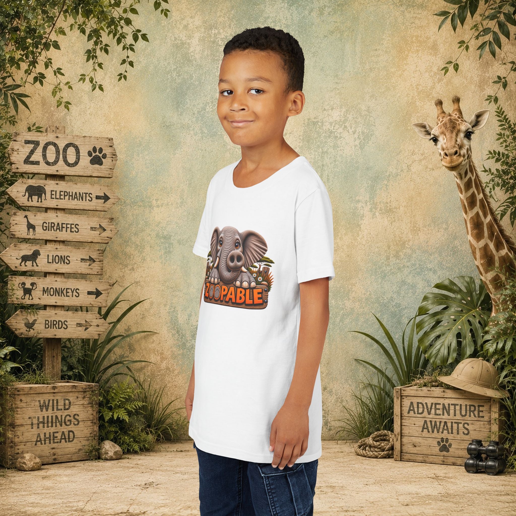 Elephant Zoopable Youth Tee