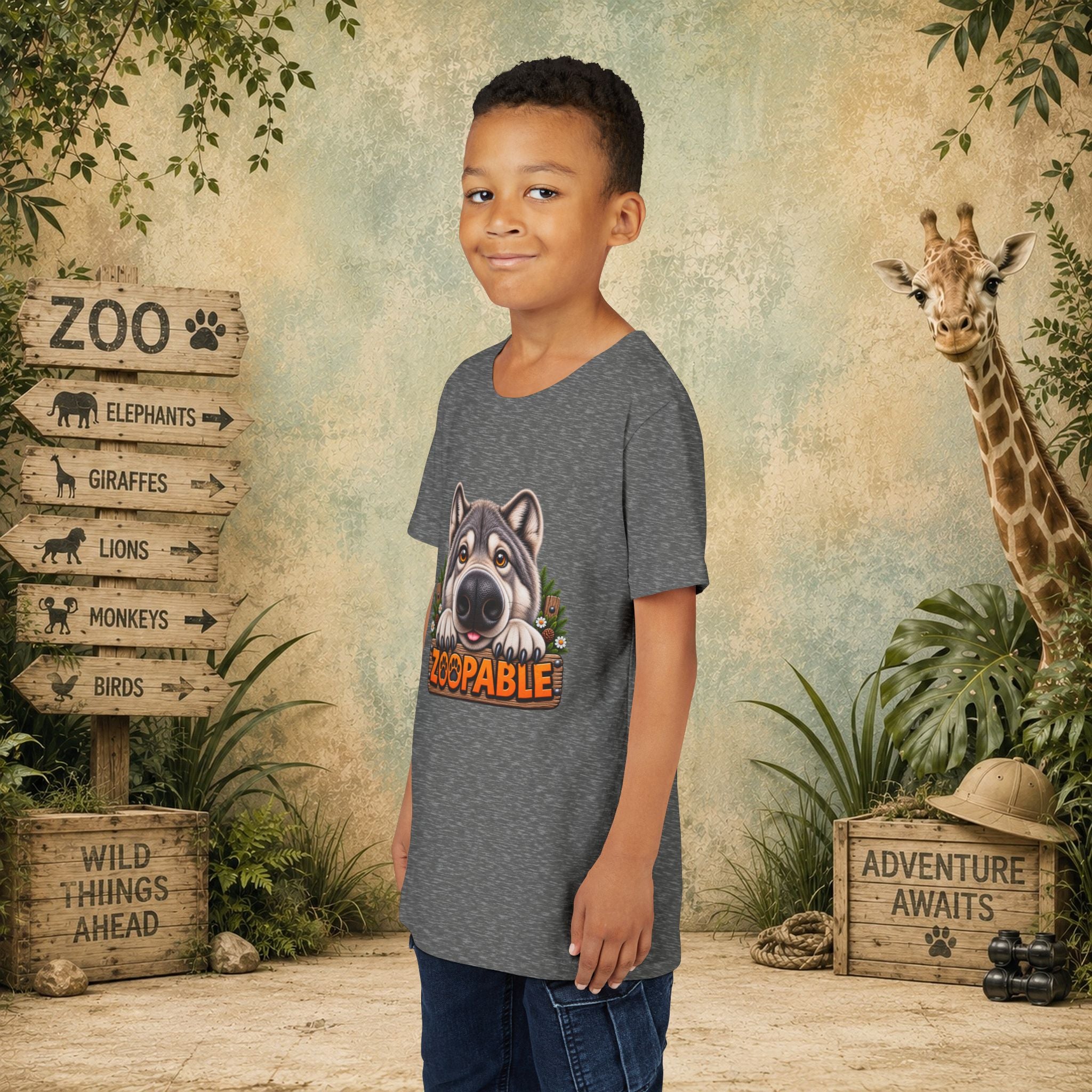 Wolf Zoopable Youth Tee