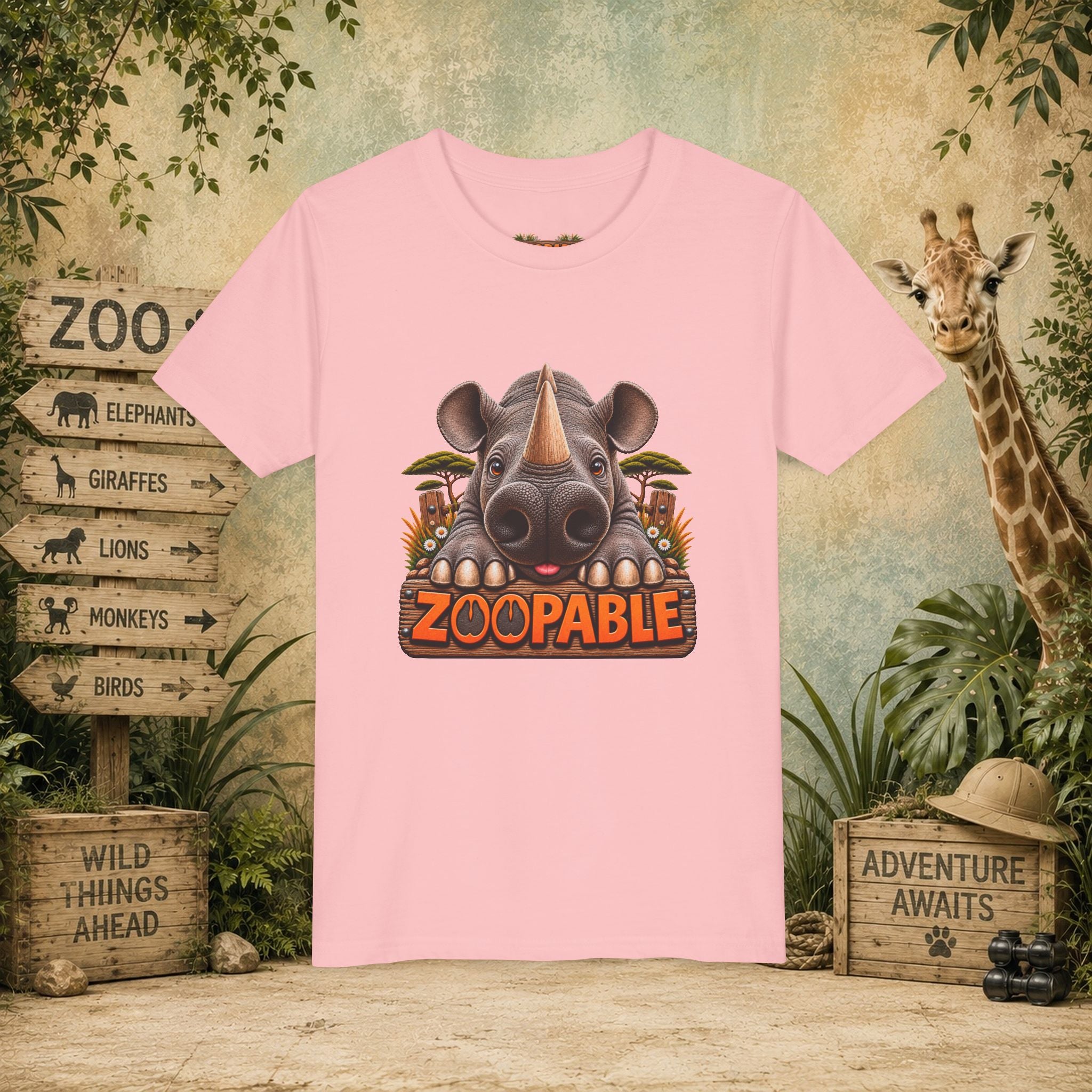 Rhinoceros Zoopable Youth Tee