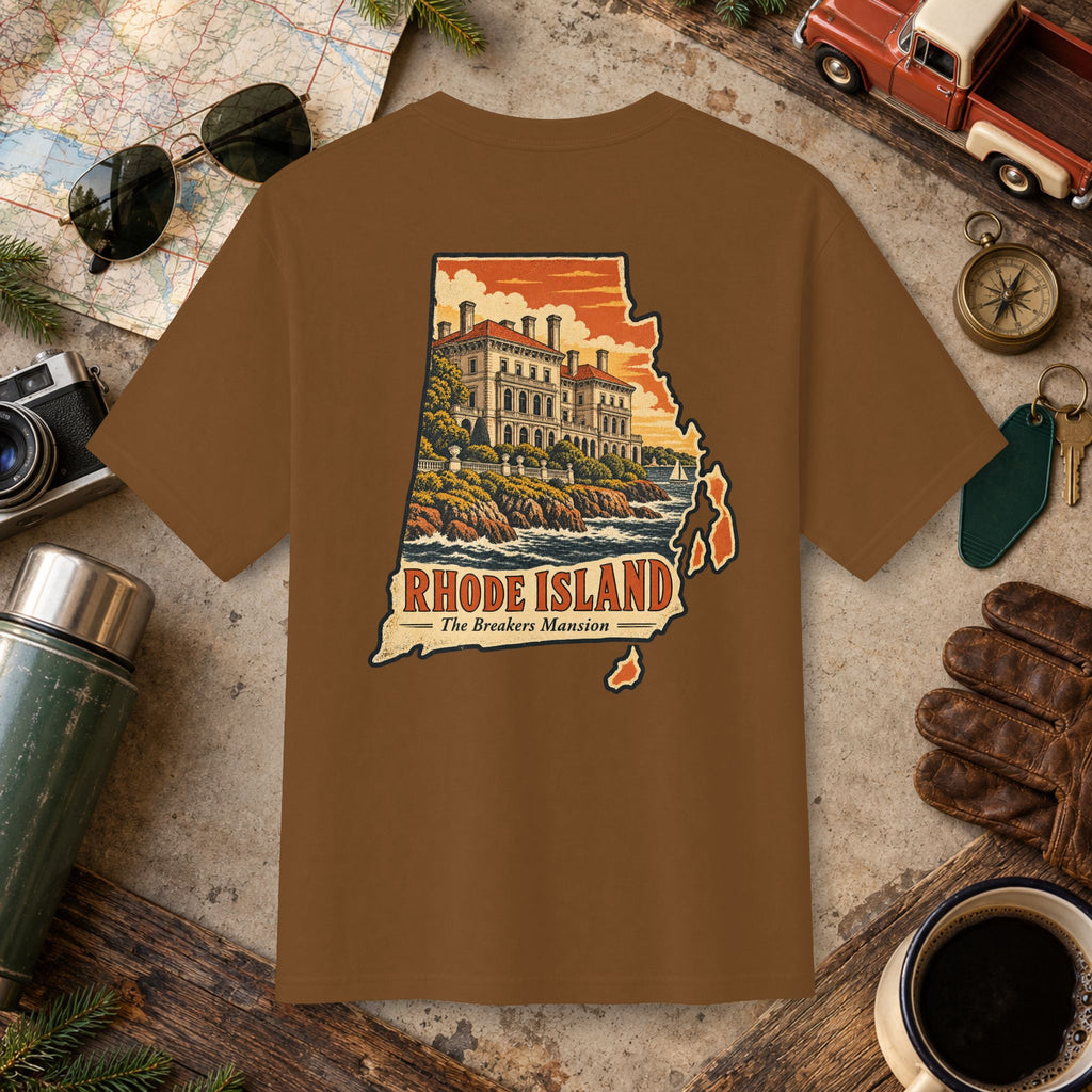 Rhode Island State Vintage Tee