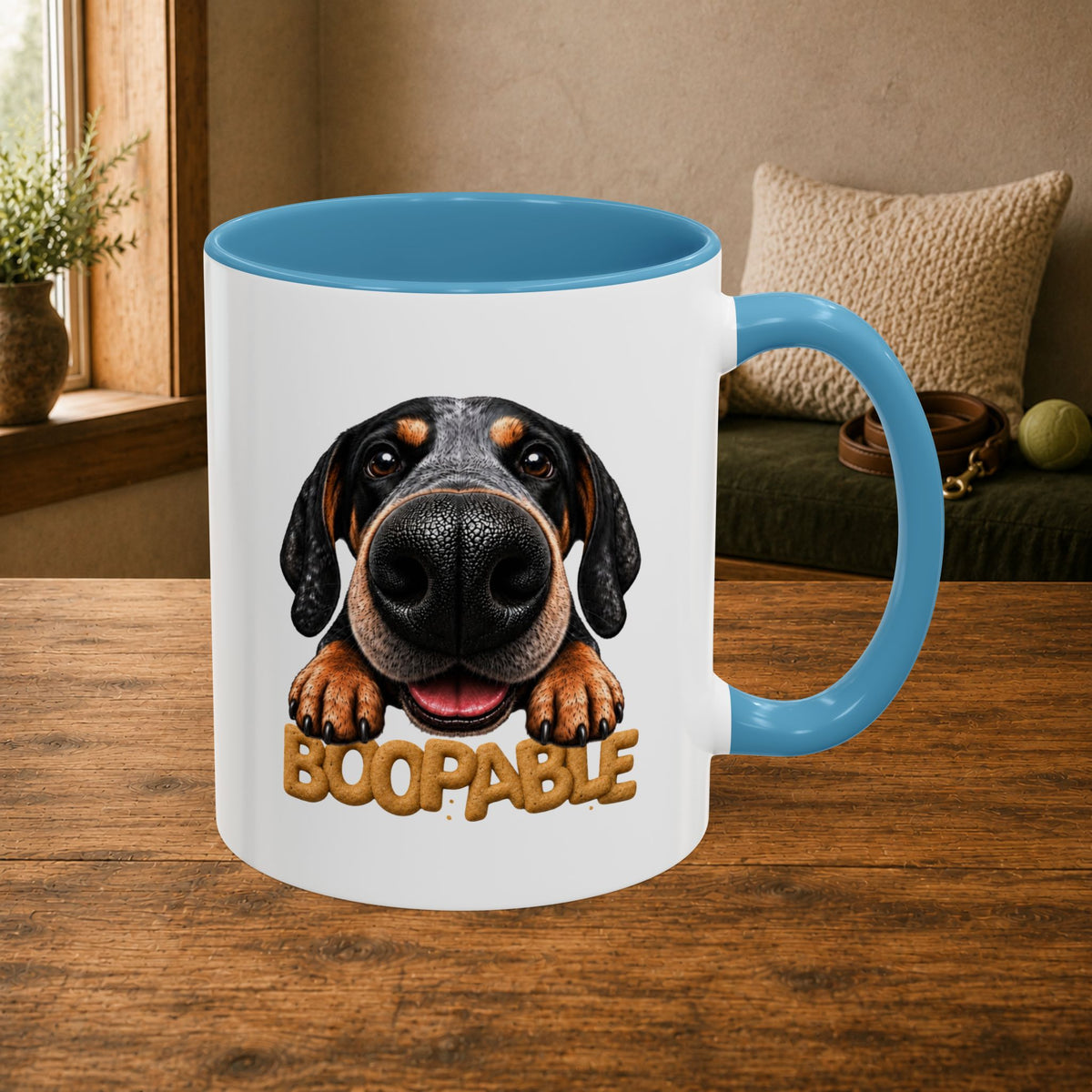 Boopable Blue Tic Hound — Coffee Mug 11oz