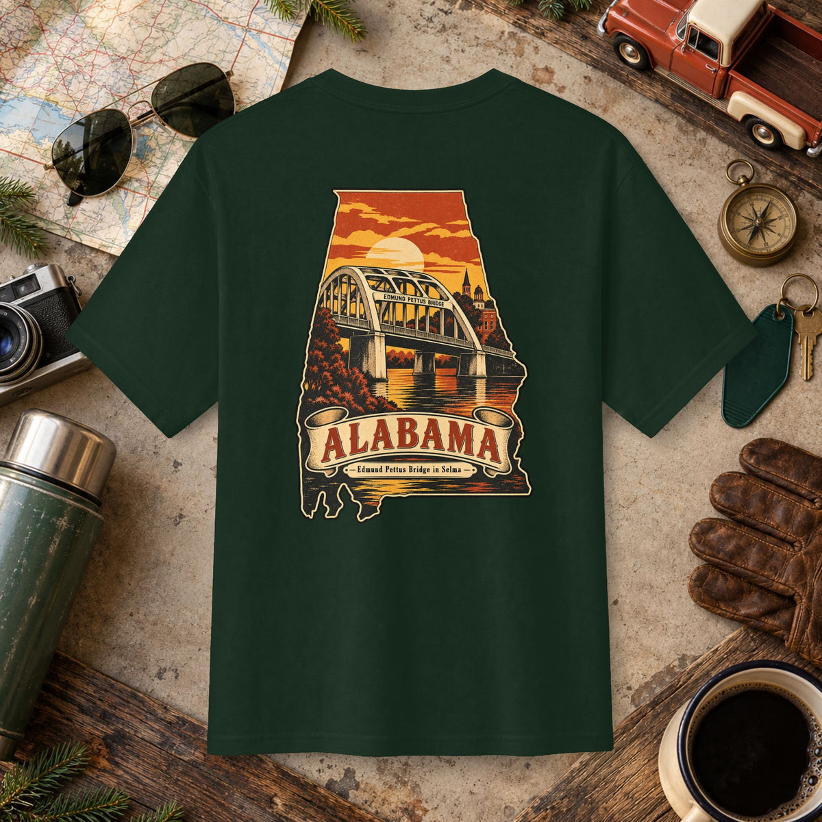Alabama Vintage Landscape Tee