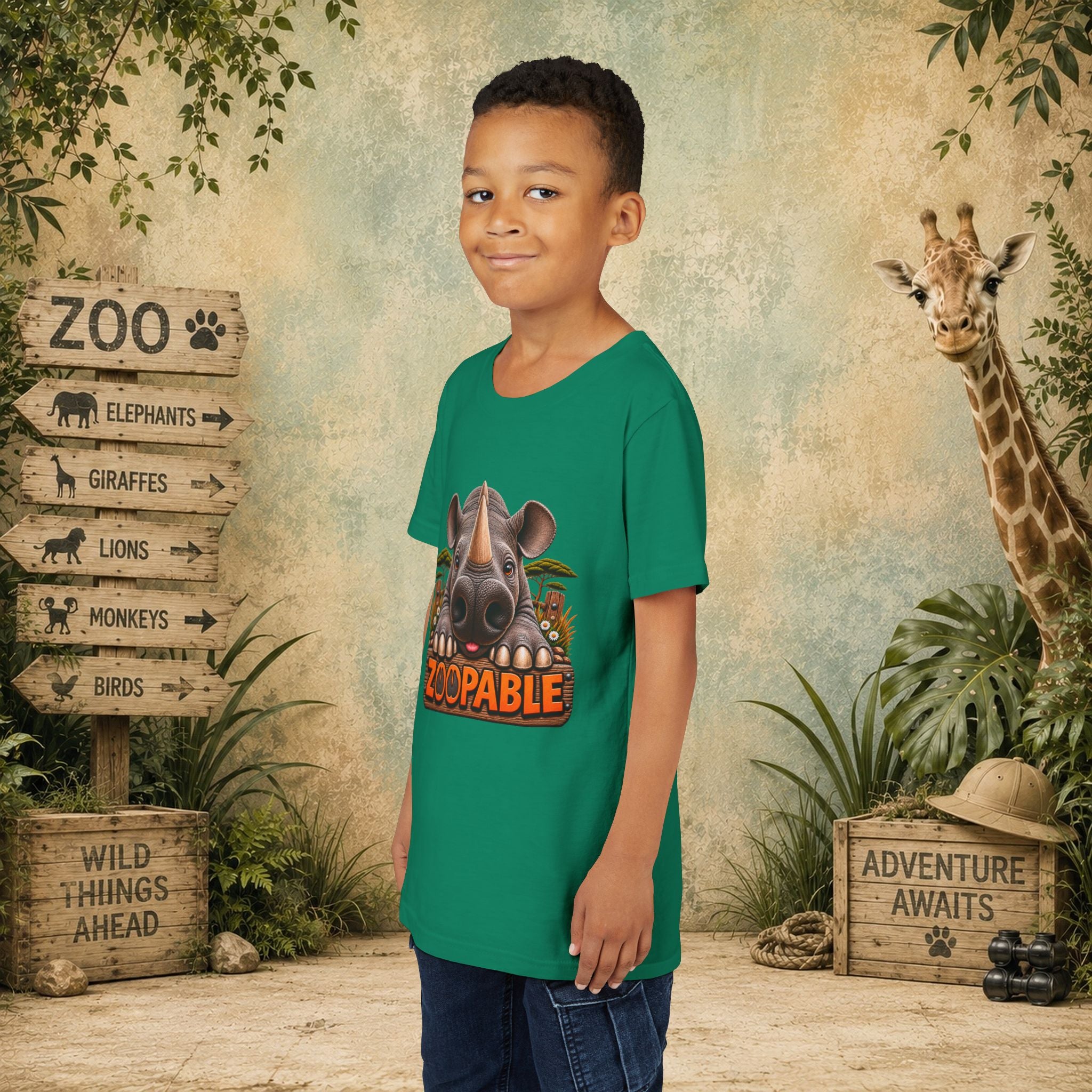 Rhinoceros Zoopable Youth Tee