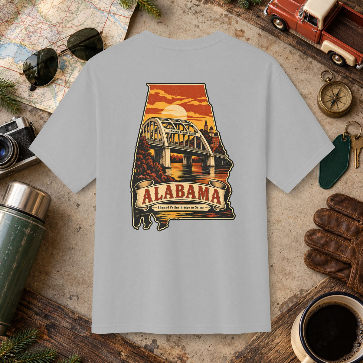 Alabama Vintage Landscape Tee