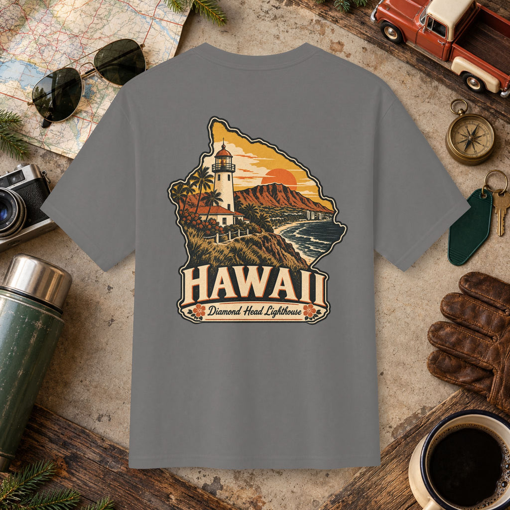 Hawaii State Vintage Tee
