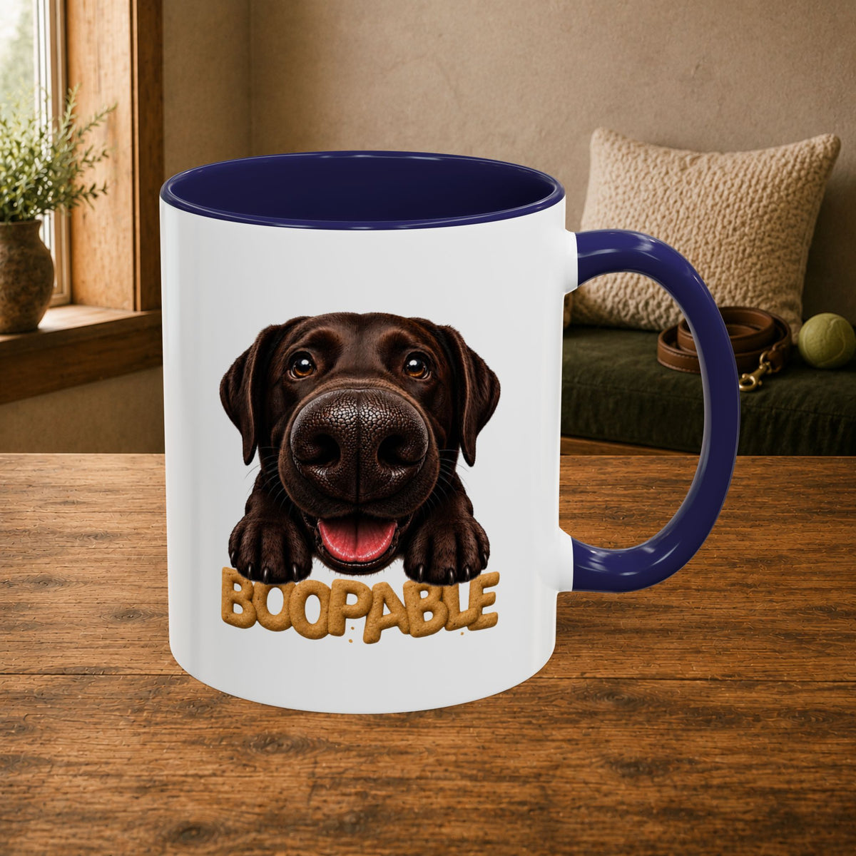 Boopable Chocolate Lab — Coffee Mug 11oz