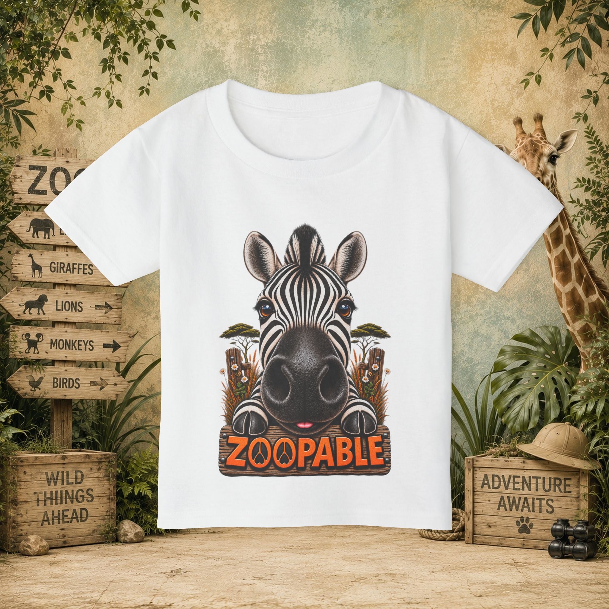 Zebra Zoopable T-shirt