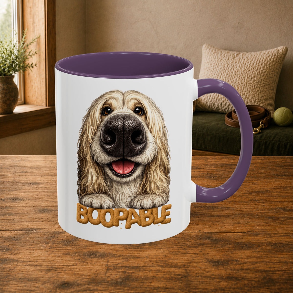 Boopable Afghan Hound — Coffee Mug 11oz