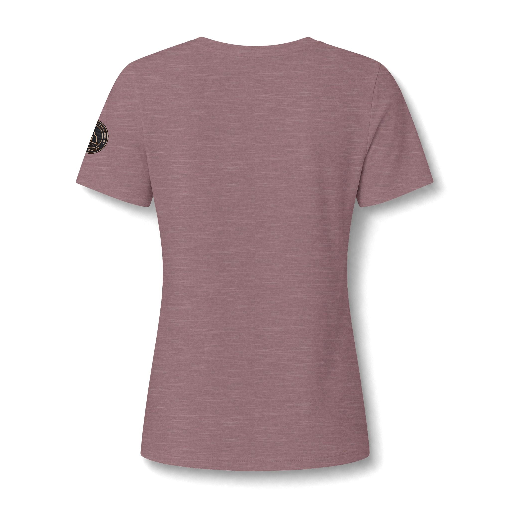 Golden Retriever V-Neck Tee — "Loyal Gentle Devoted" Dog Lover Shirt