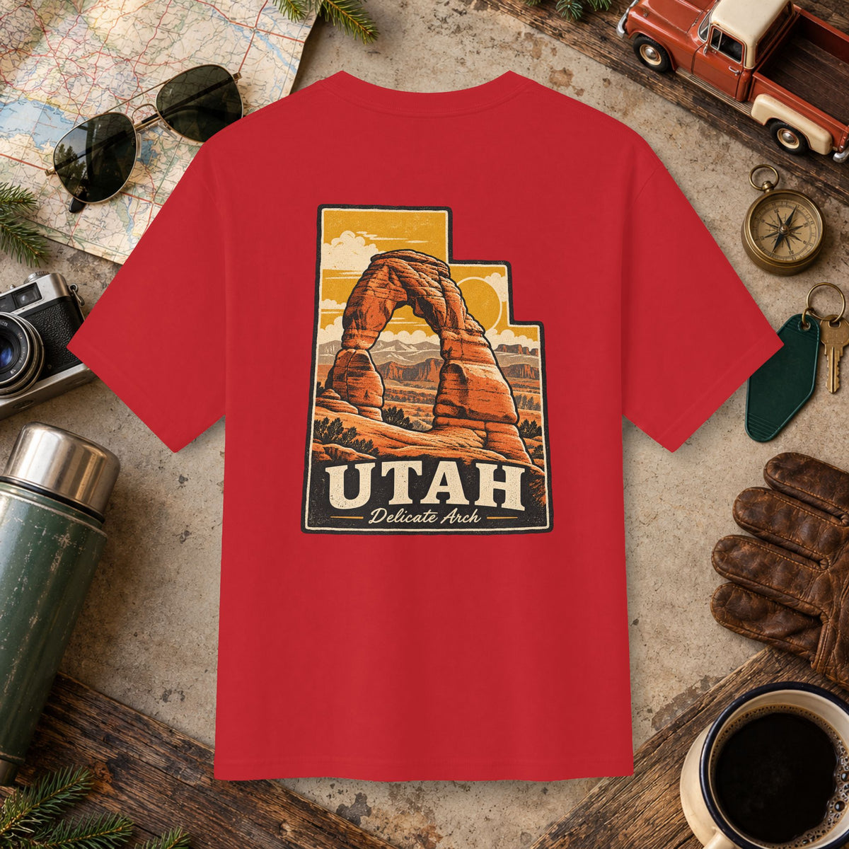 Utah State Vintage Tee