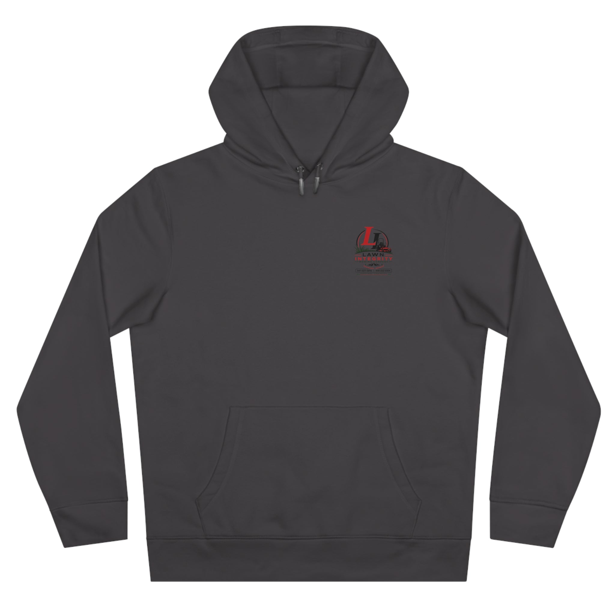 Lawn Integrity Logo Hoodie — King Hooded Sweatshirt (Landscaping Company Logo)