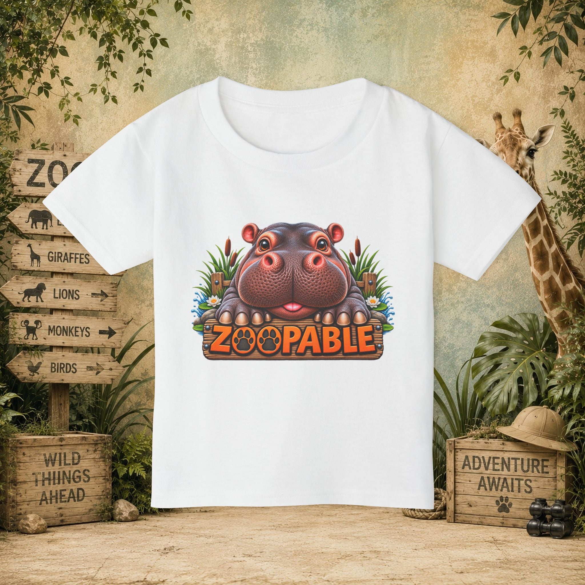 Hippopotamus Zoopable T-shirt