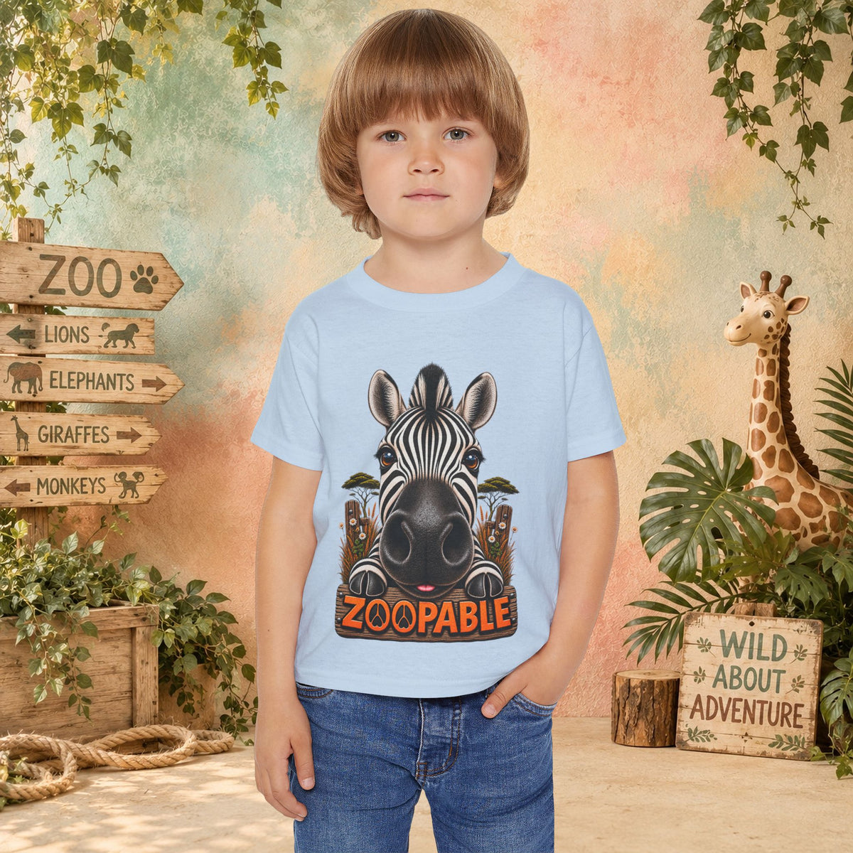 Zebra Zoopable T-shirt
