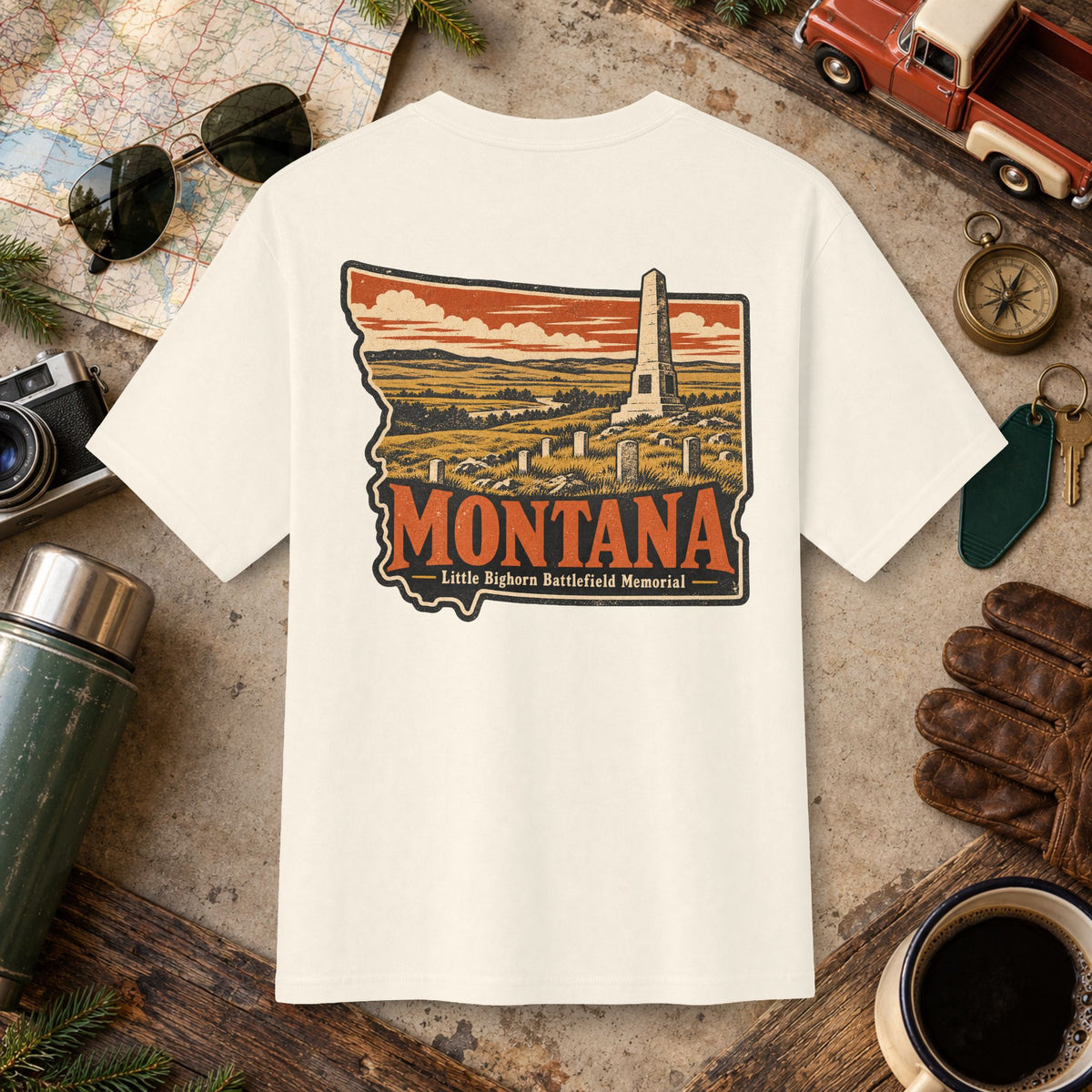Montana State Vintage Tee