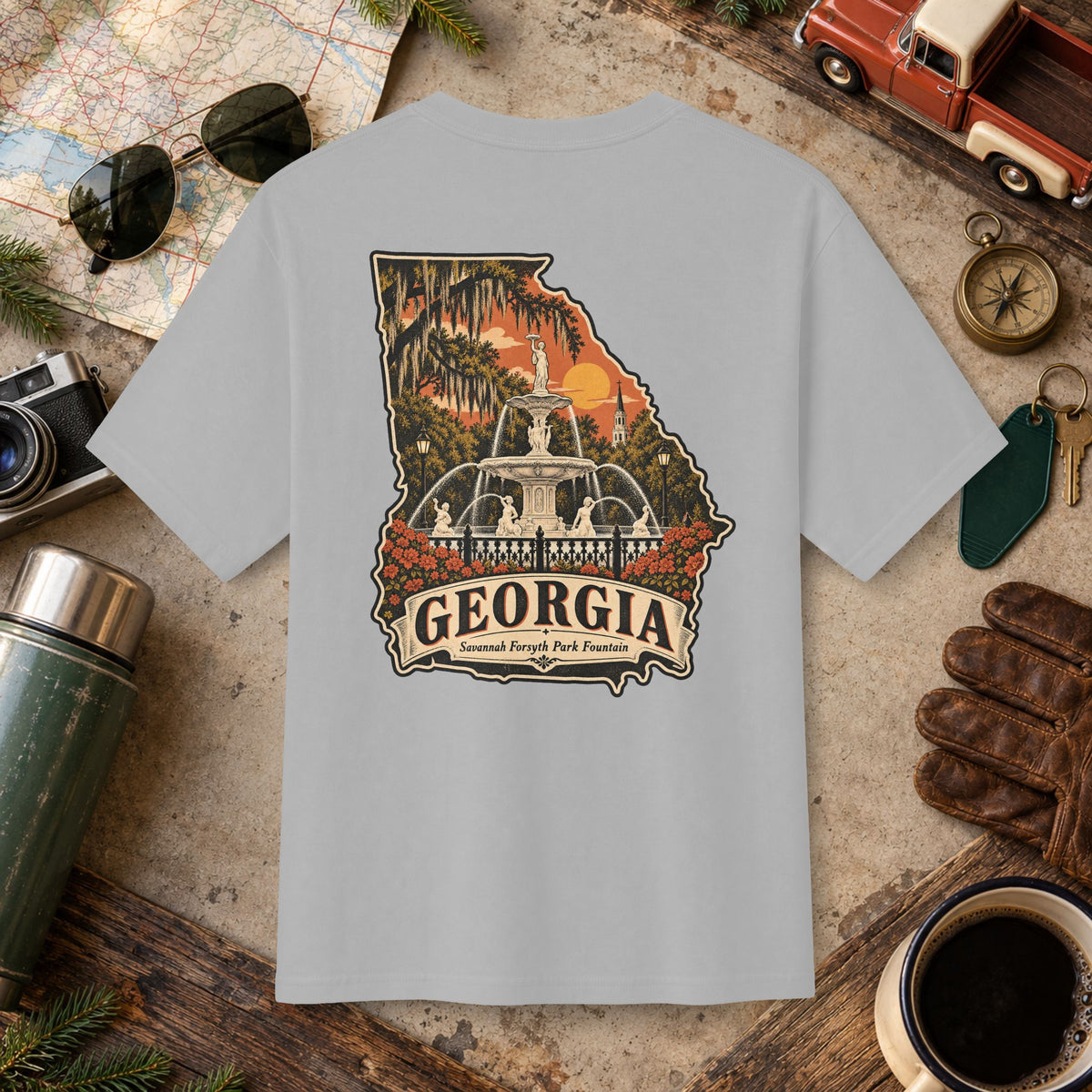 Georgia State Vintage Tee