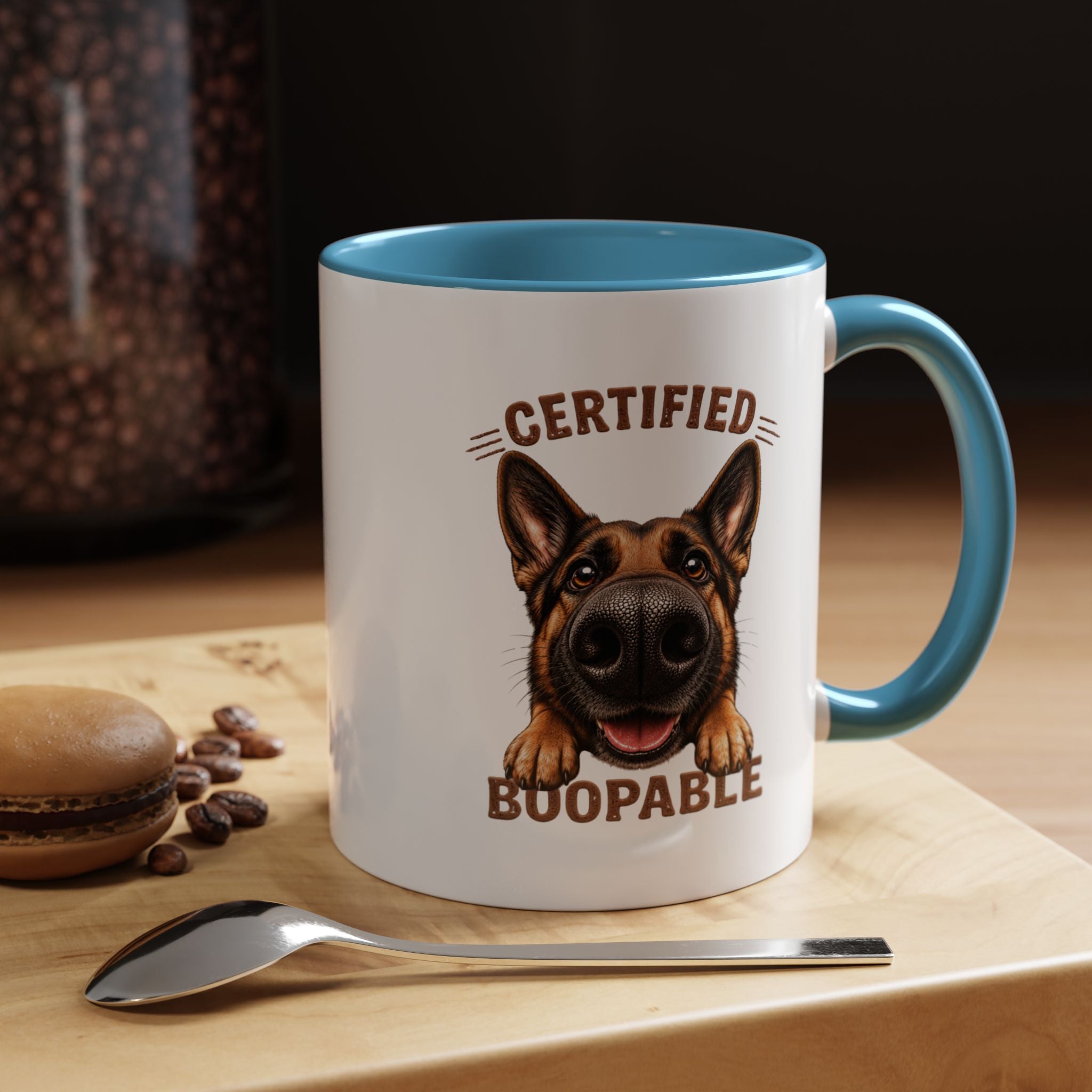 Certified Boopable Tan and Black Shepard — Coffee Mug 11/15oz