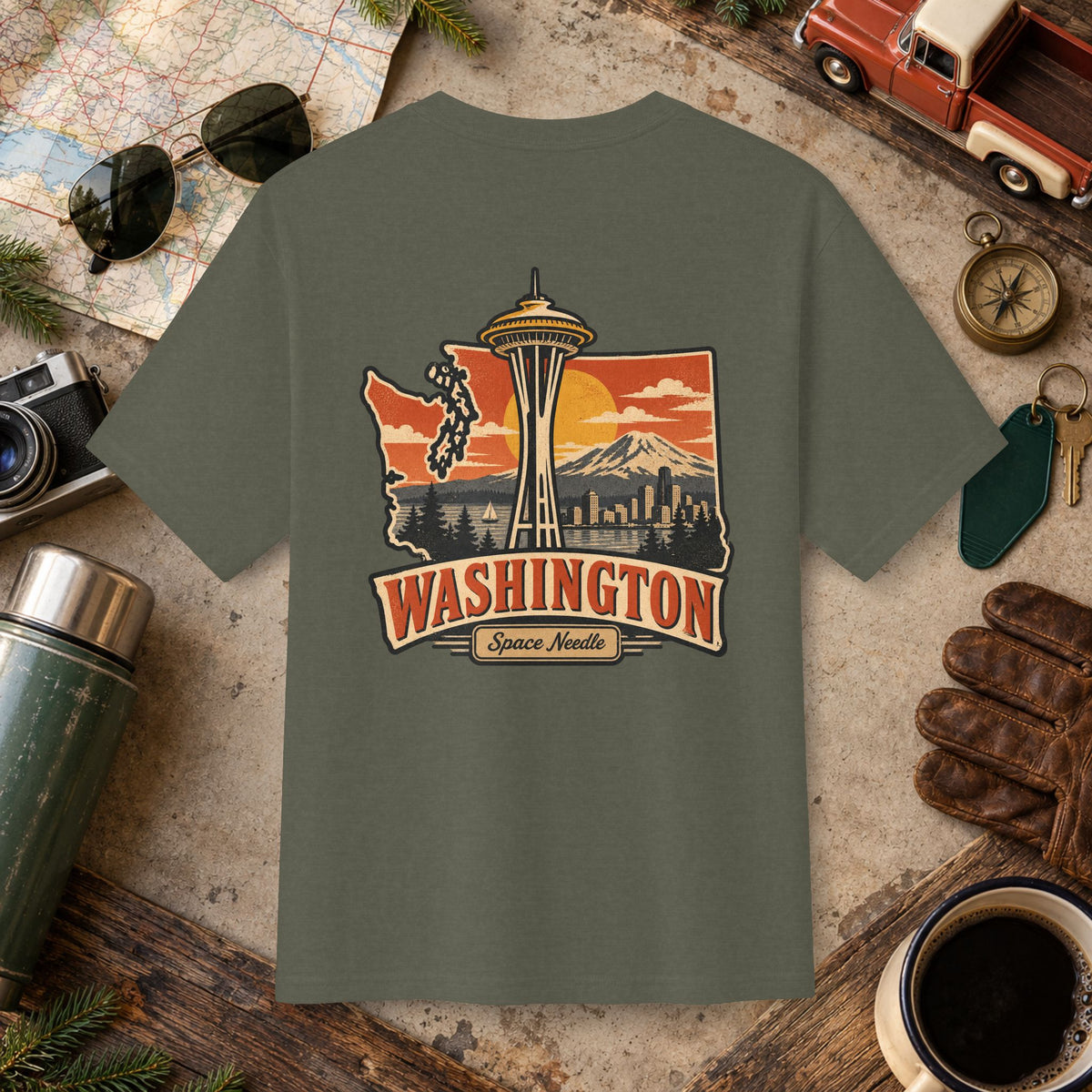 Washington State Vintage Tee