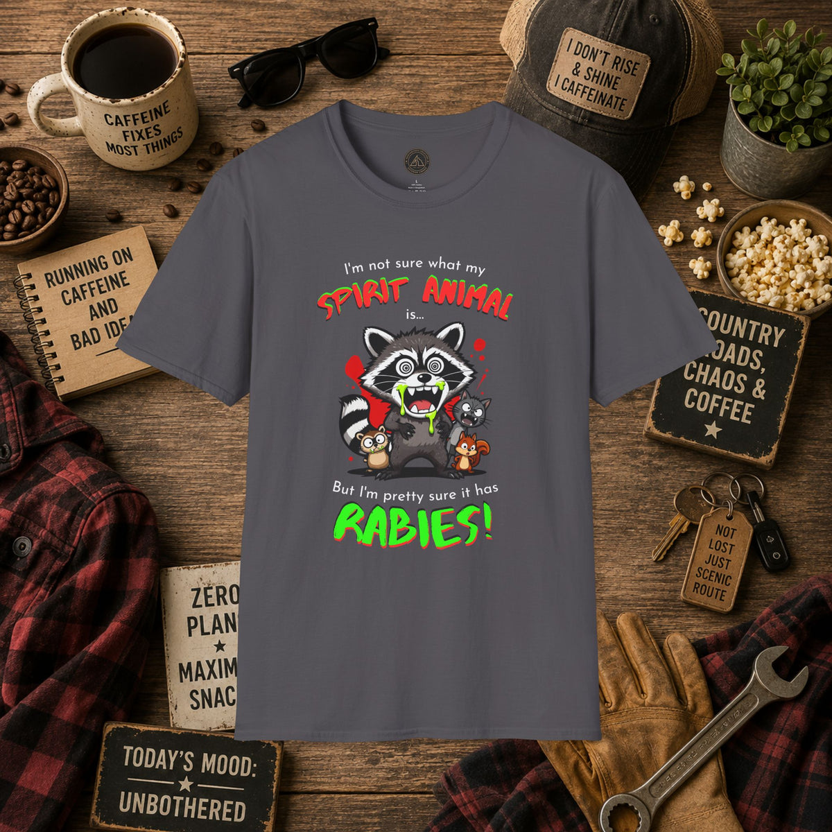 Spirit Animal Babies T-Shirt — Cute Cartoon Wildlife Graphic Tee