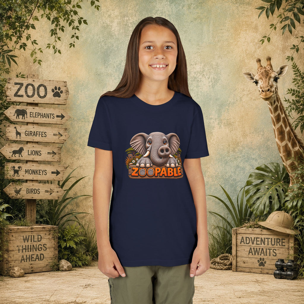 Elephant Zoopable Youth Tee