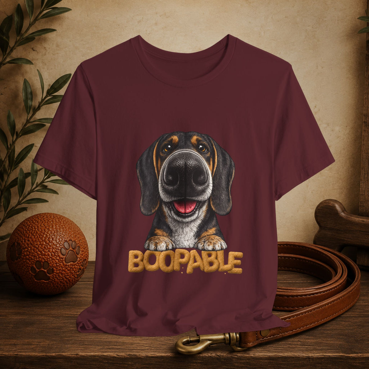 Boopable - Black and Tan Coonhound T-Shirt