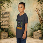 Youth Tee — Cute Black Panther "Zoopable" Kids Graphic T-Shirt