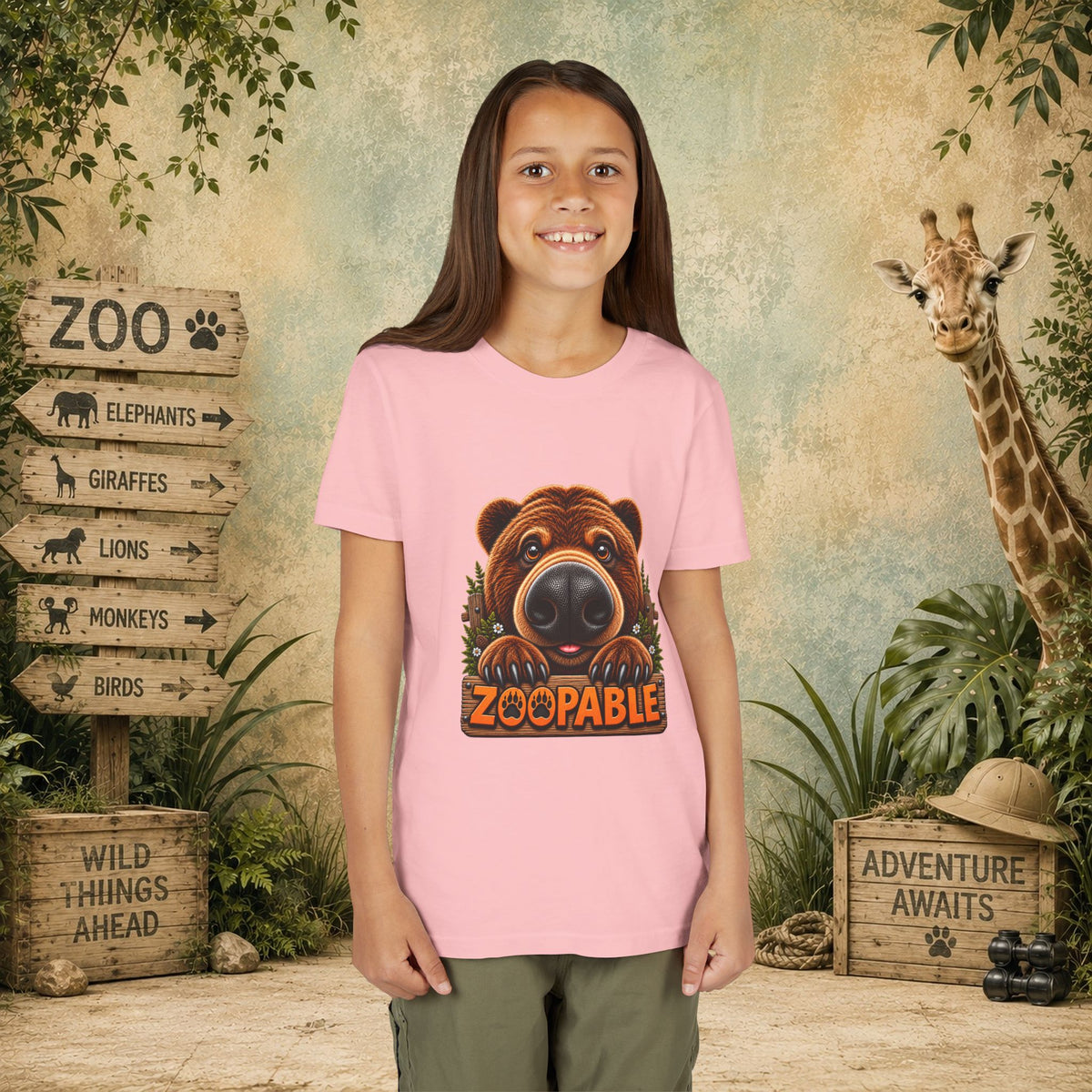 Bear Zoopable Youth Tee