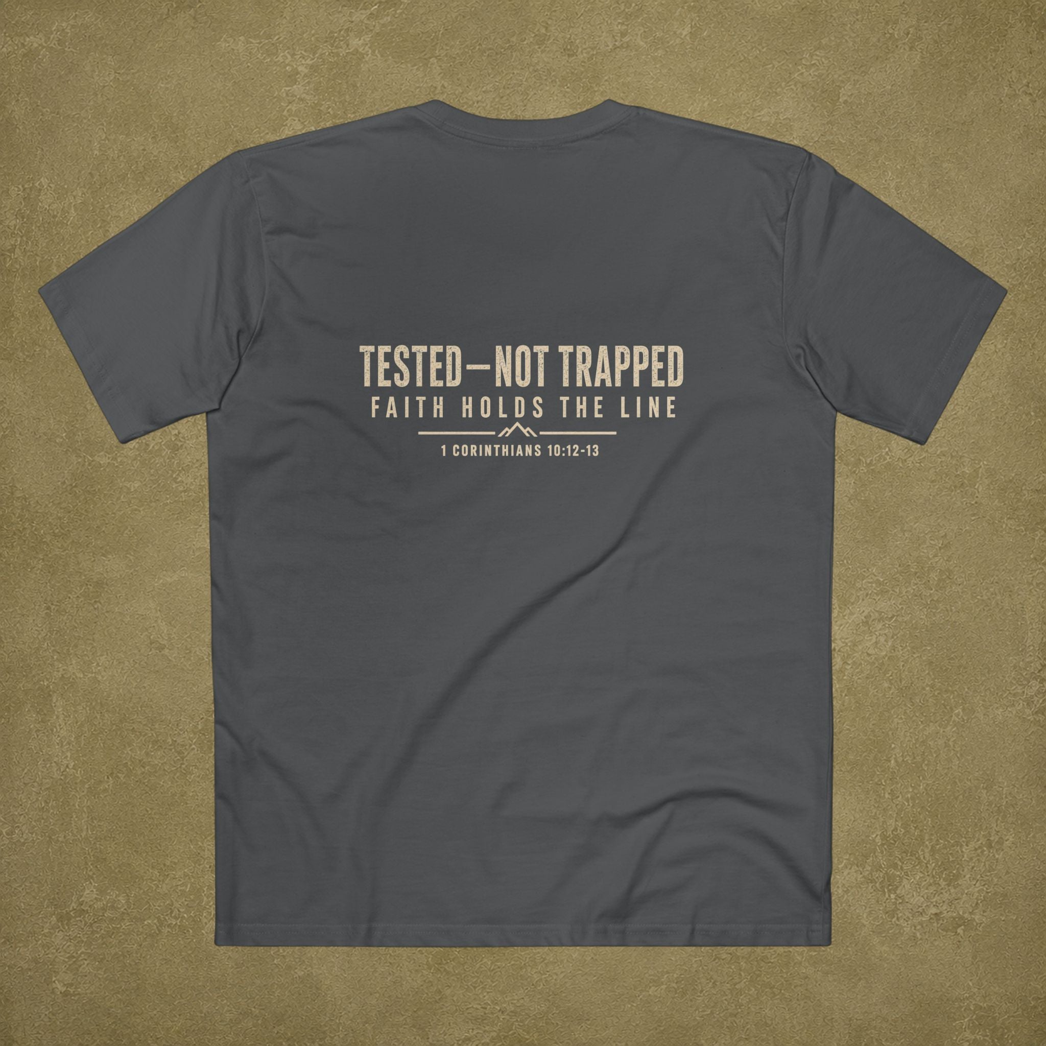 1 Corinthians 10:12-13 Men's T Shirt