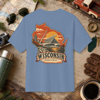Wisconsin State Vintage Tee