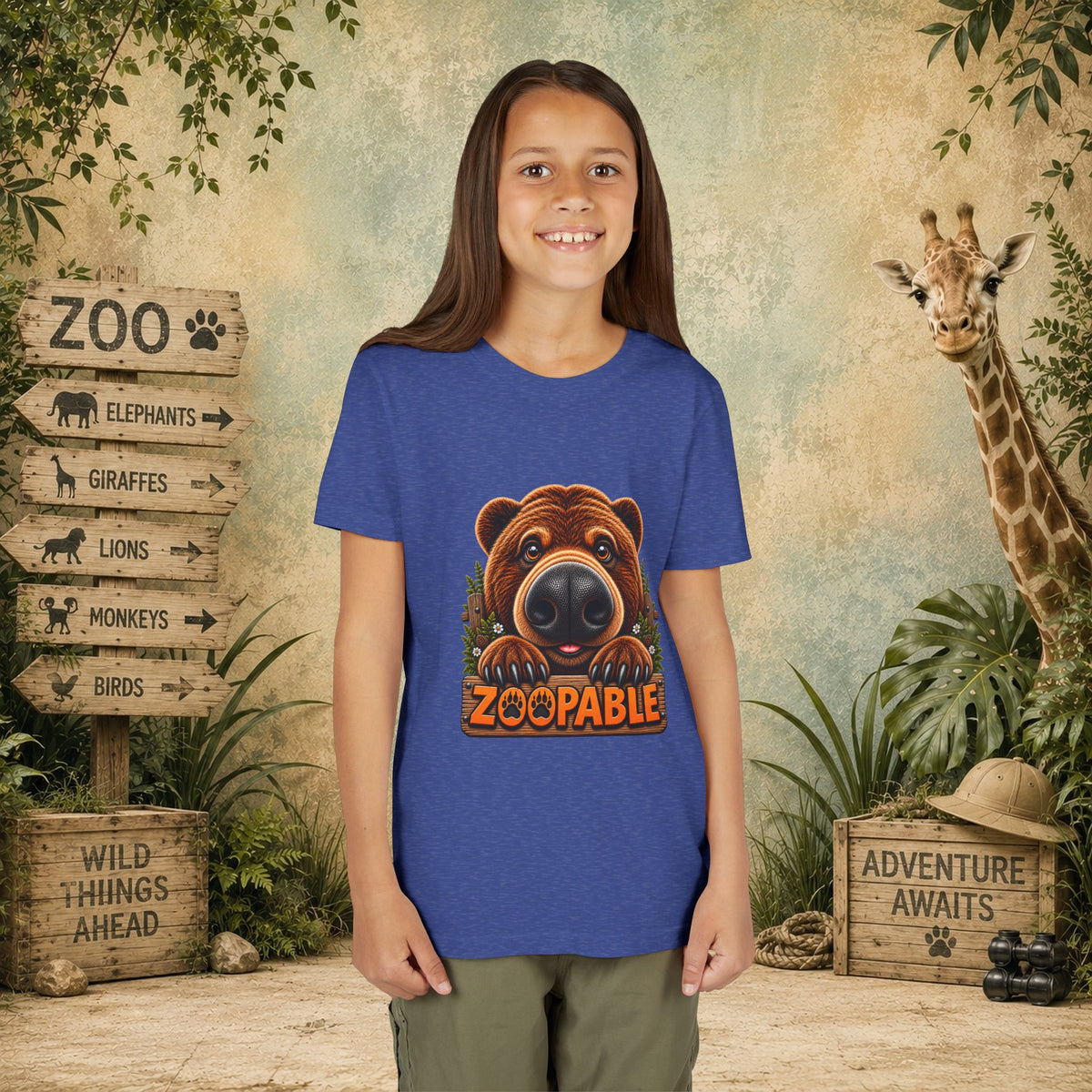 Bear Zoopable Youth Tee