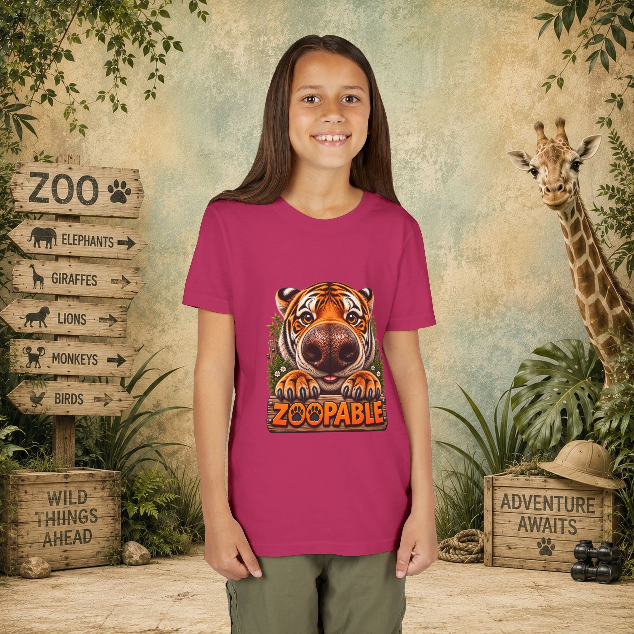 Tiger Zoopable Youth Tee