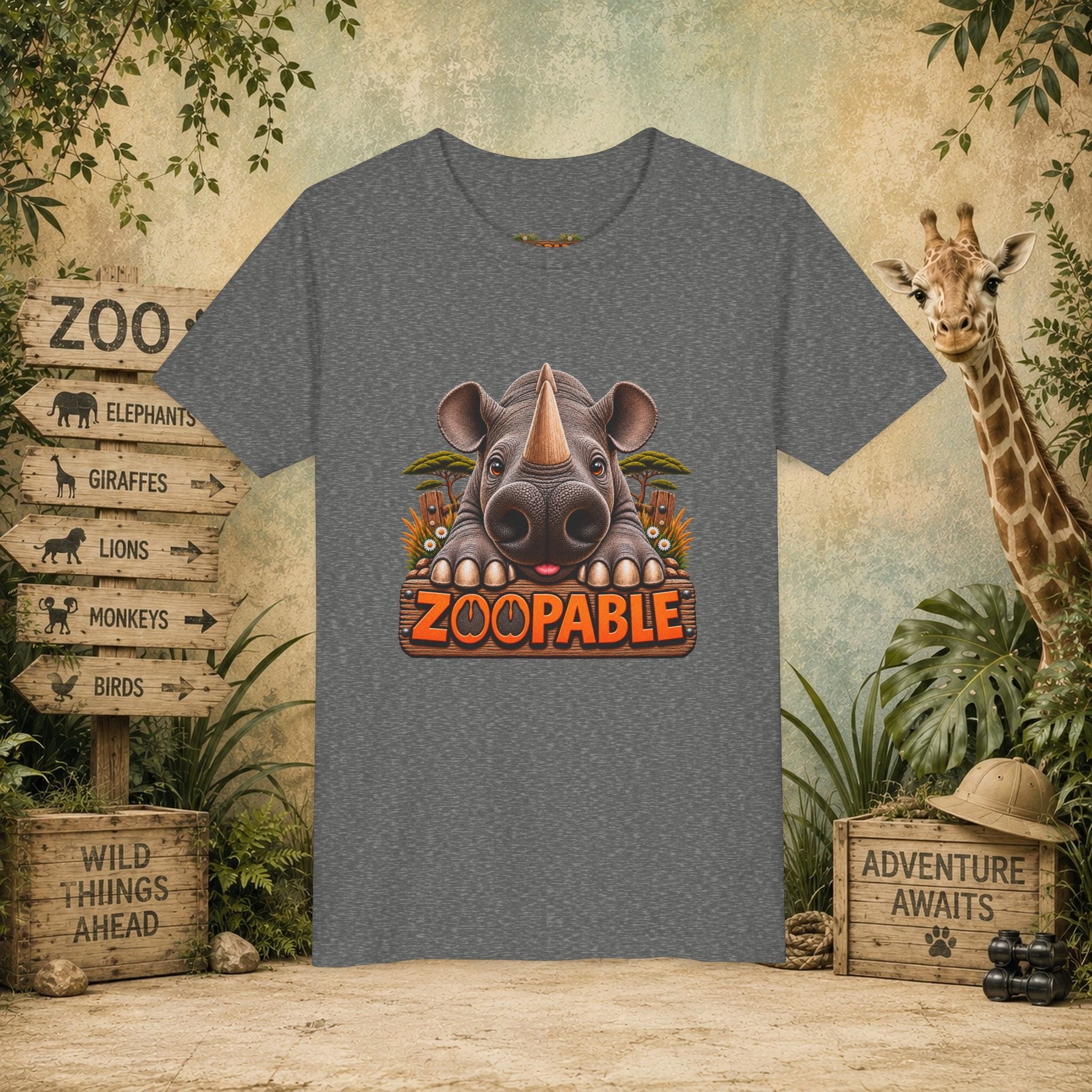 Rhinoceros Zoopable Youth Tee