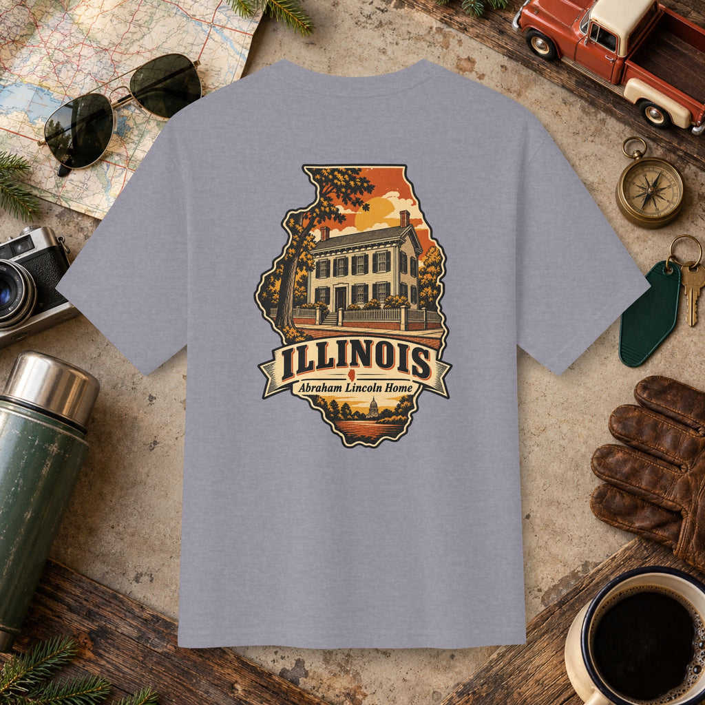 Illinois State Vintage Tee
