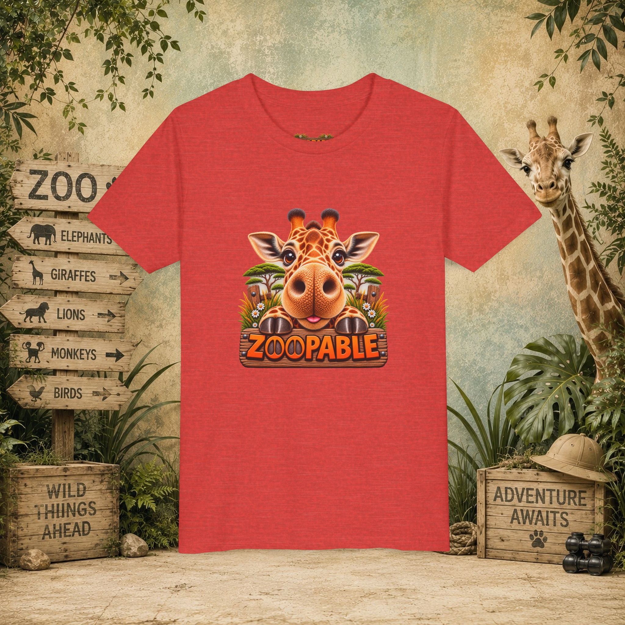 Giraffe Zoopable Youth Tee