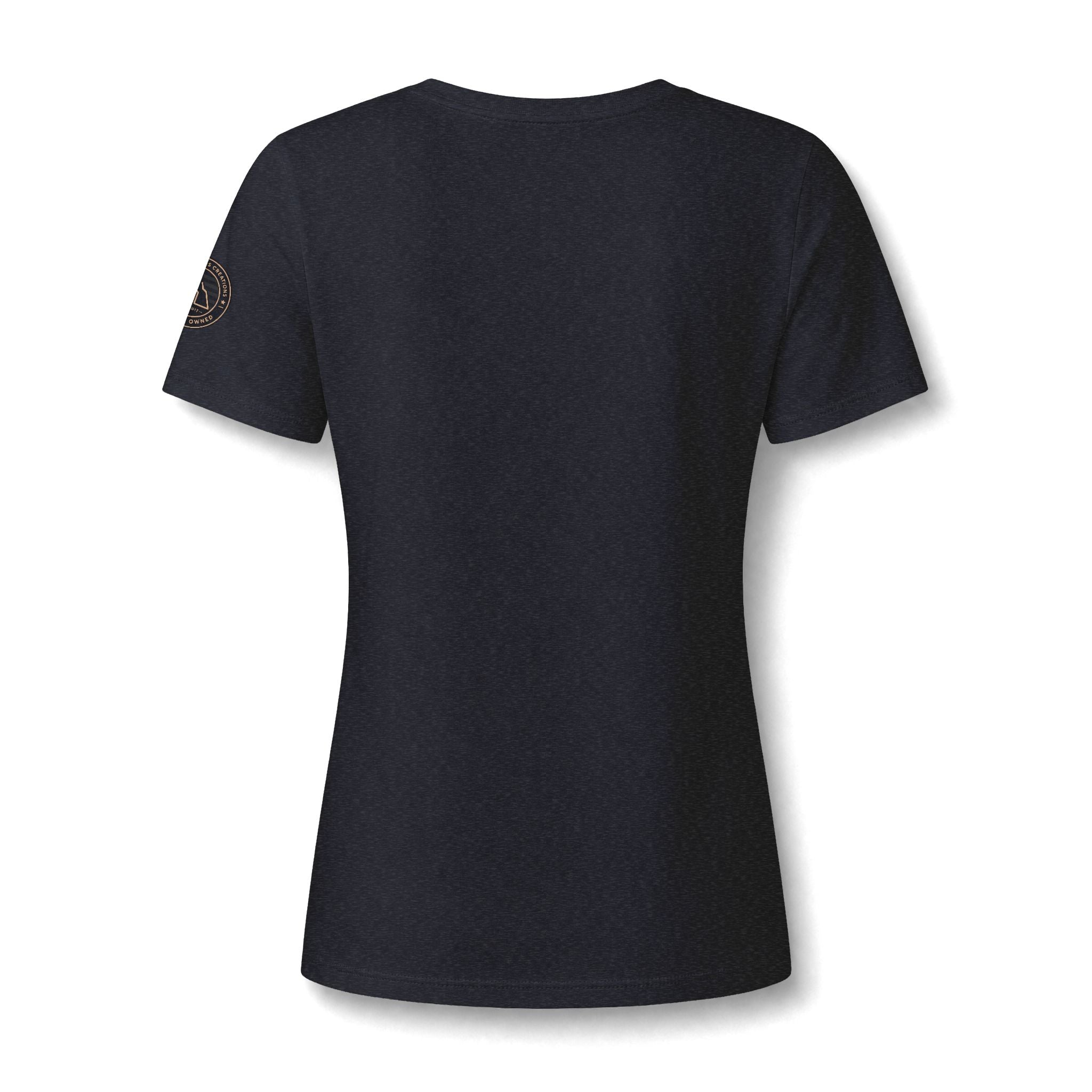 Golden Retriever V-Neck Tee — "Loyal Gentle Devoted" Dog Lover Shirt