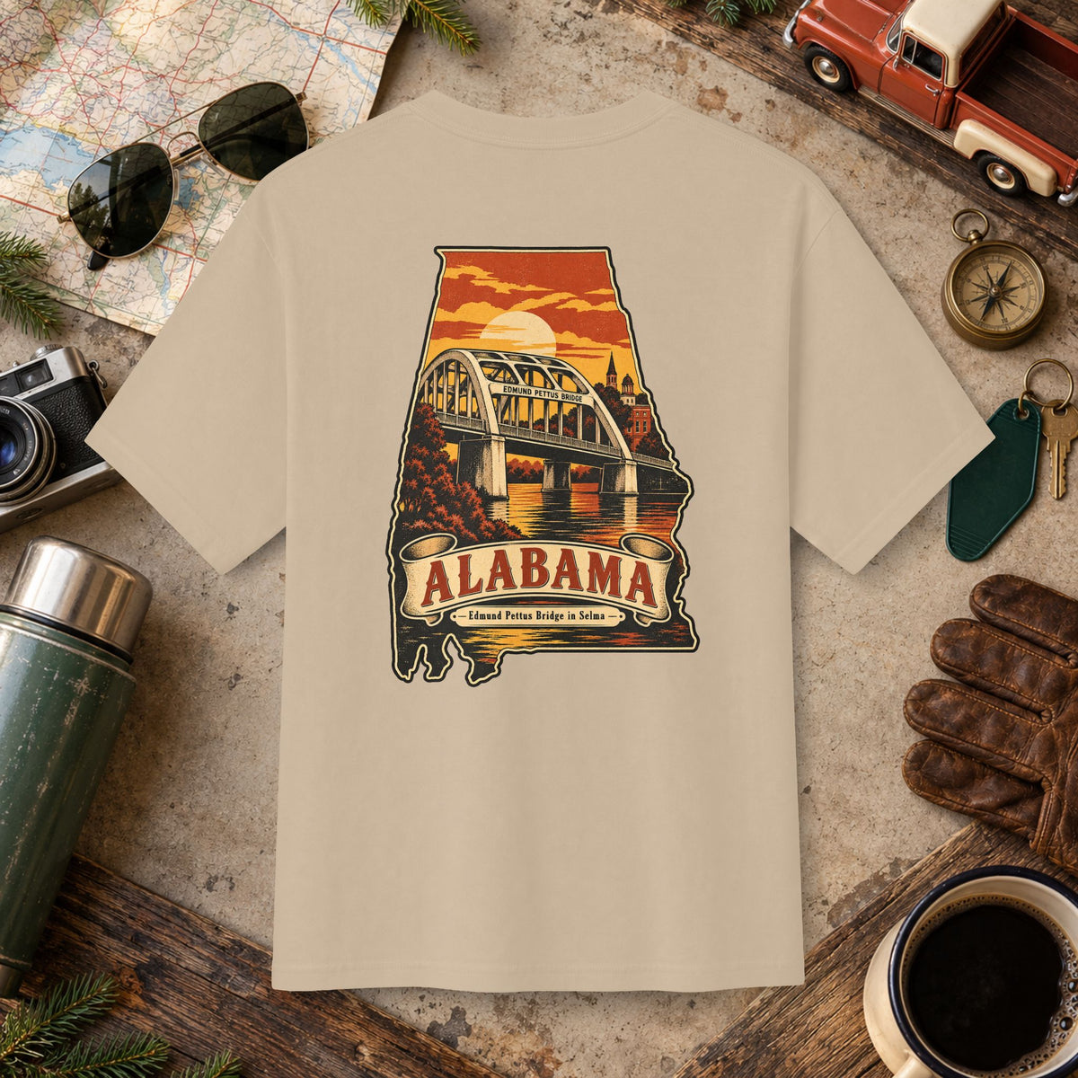 Alabama Vintage Landscape Tee
