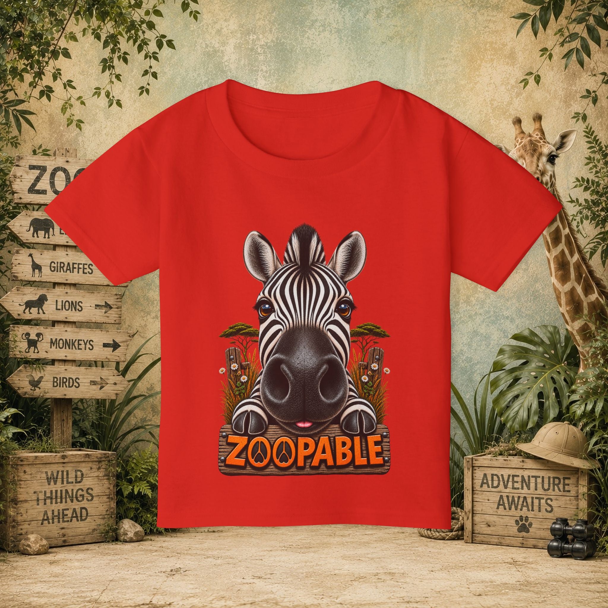 Zebra Zoopable T-shirt