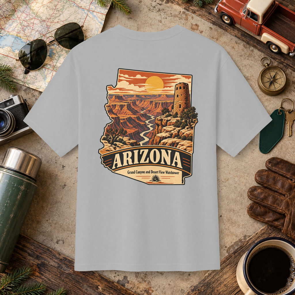 Arizona State Vintage Landscape Tee