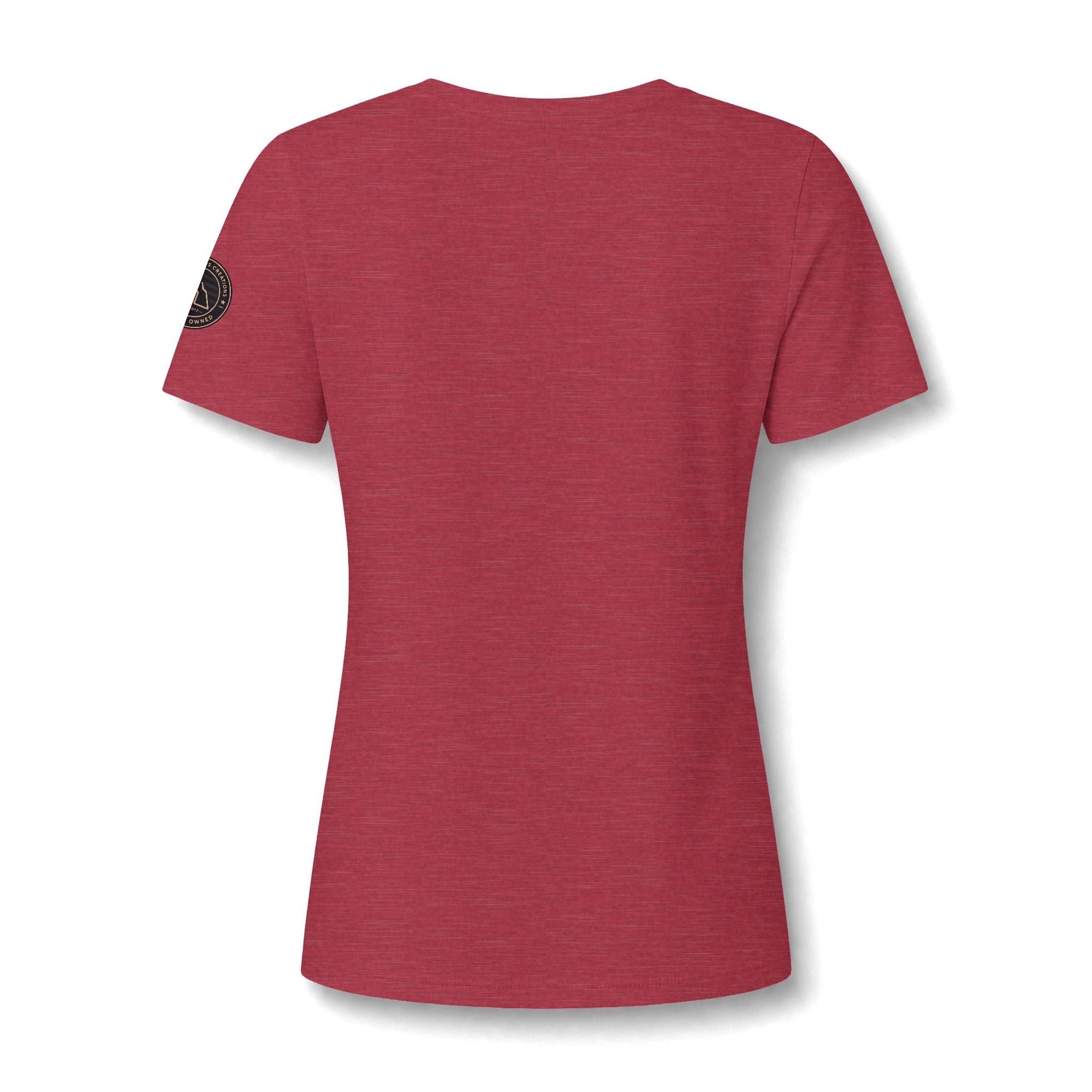 Golden Retriever V-Neck Tee — "Loyal Gentle Devoted" Dog Lover Shirt