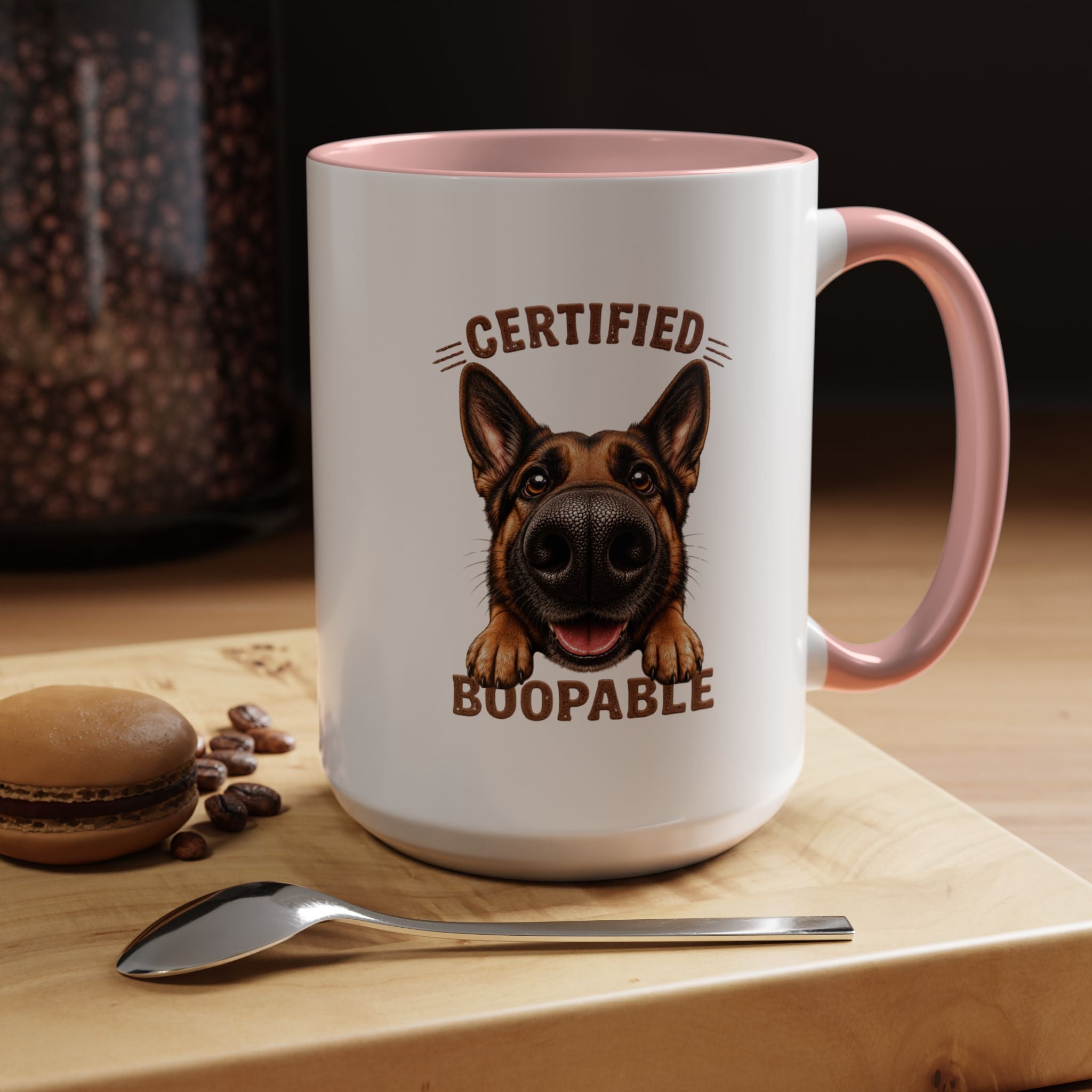 Certified Boopable Tan and Black Shepard — Coffee Mug 11/15oz