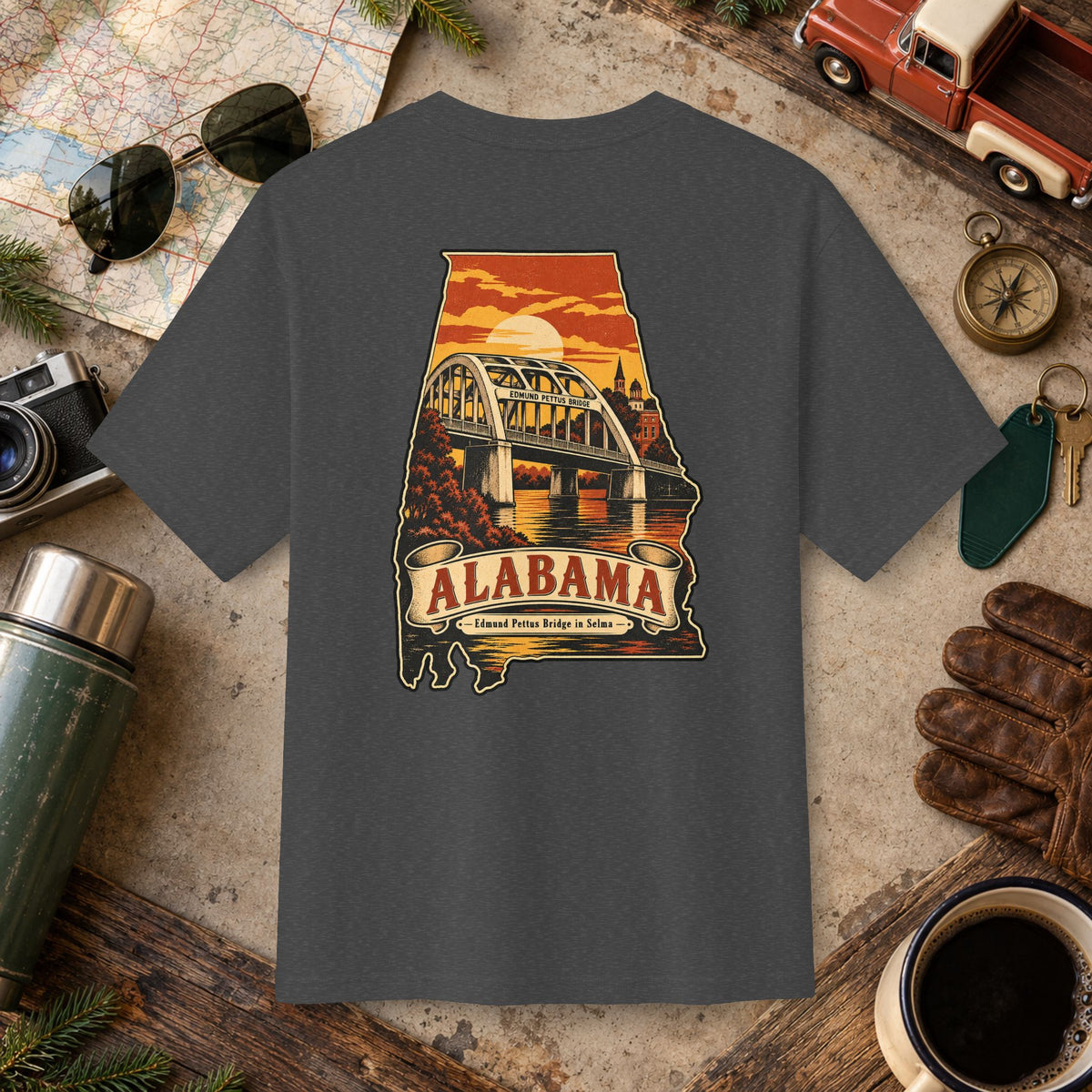 Alabama Vintage Landscape Tee