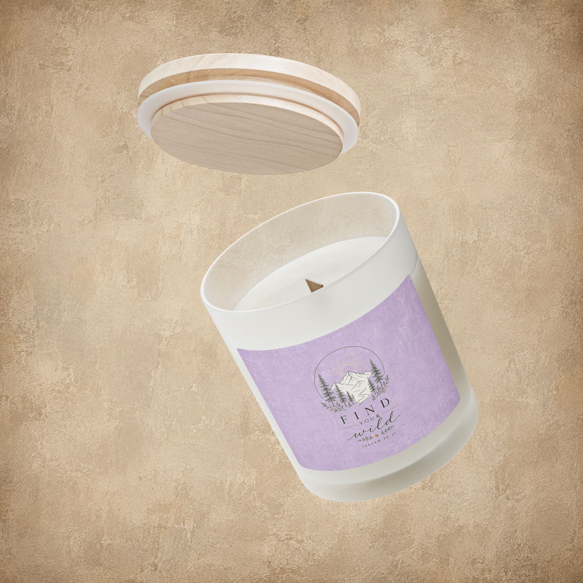 Find Your Wild Frosted Glass Candle — 11oz