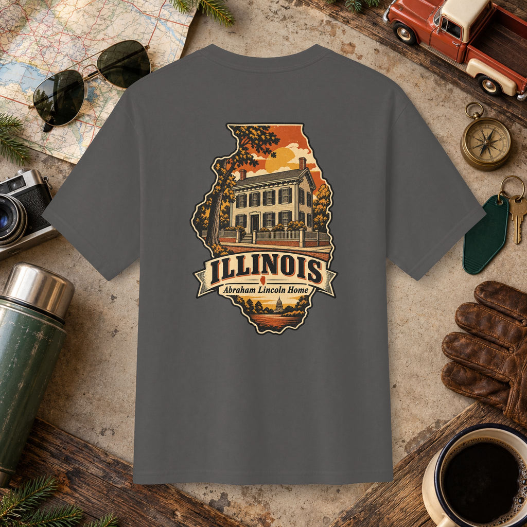 Illinois State Vintage Tee